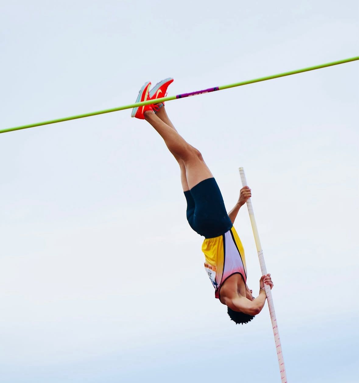 Théo Ruiz, campió en Salt amb Perxa. FOTO: @theoruizj