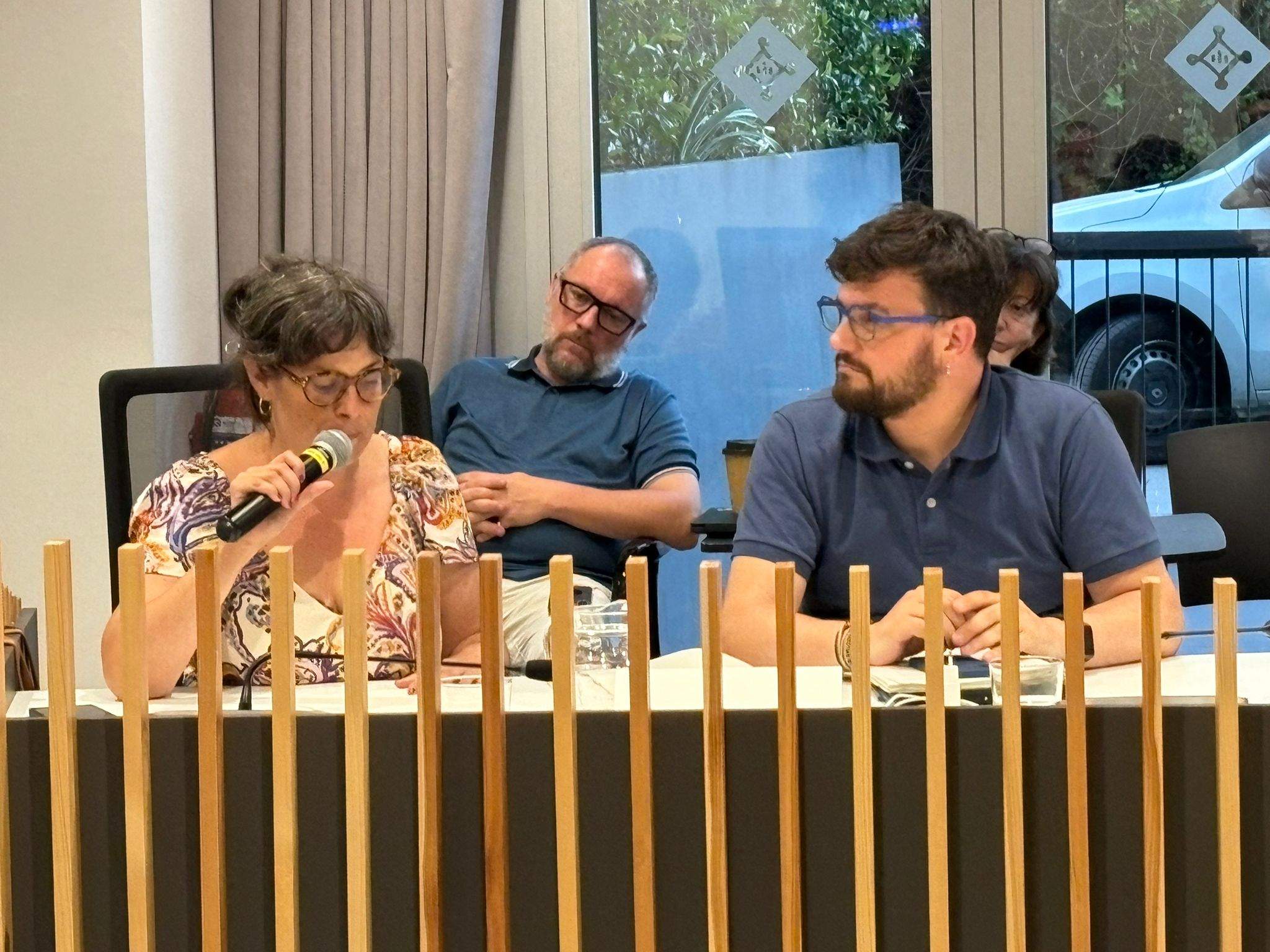 Aina Balada durant el ple municipal. FOTO: TOT Sant Cugat