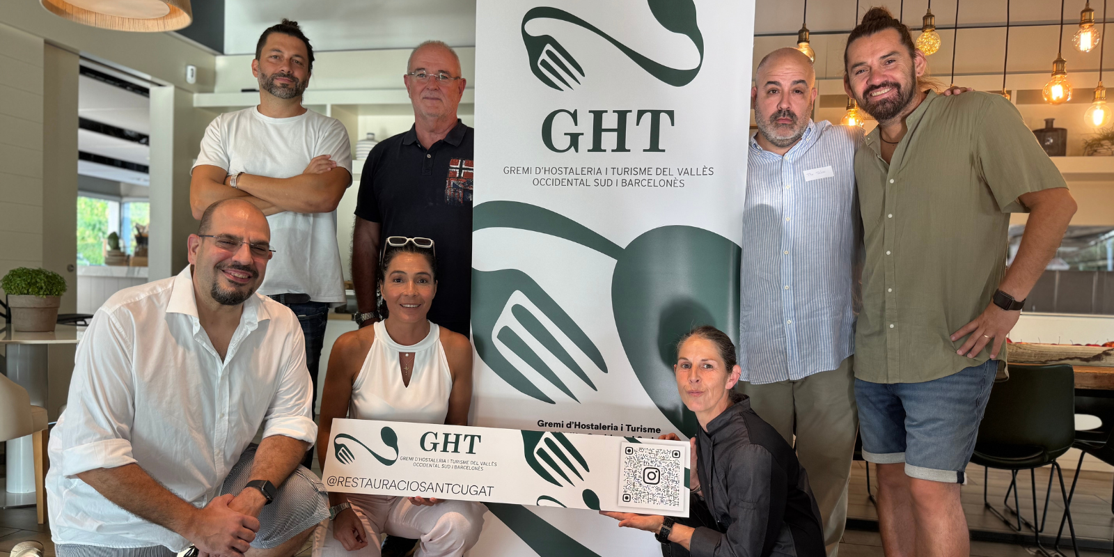 Junta directiva del Gremi de Restauració de Sant Cugat. FOTO: TOT Sant Cugat