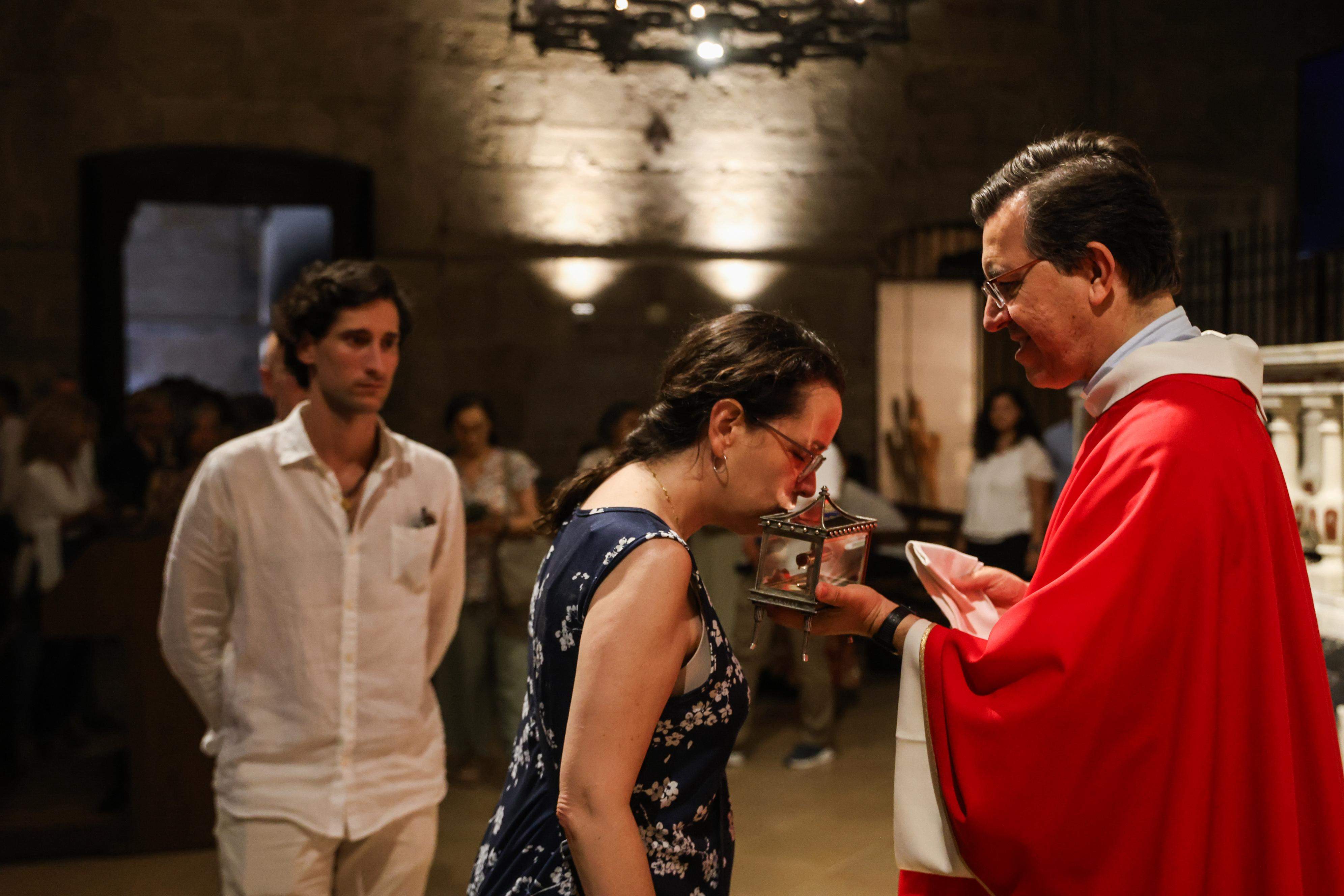 Acte d'homenatge al màrtir Cugat. FOTO: Ajuntament