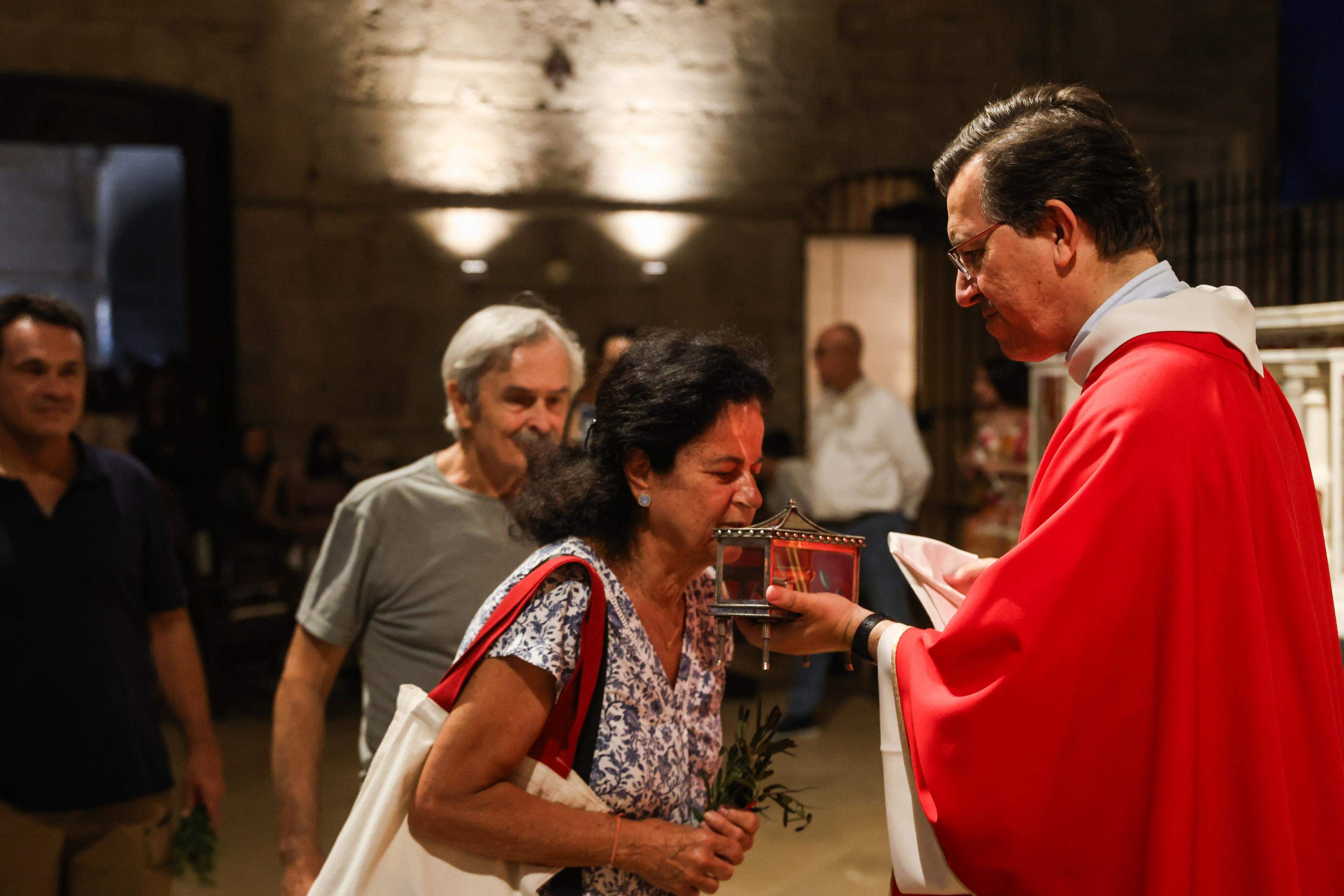 Acte d'homenatge al màrtir Cugat. FOTO: Ajuntament