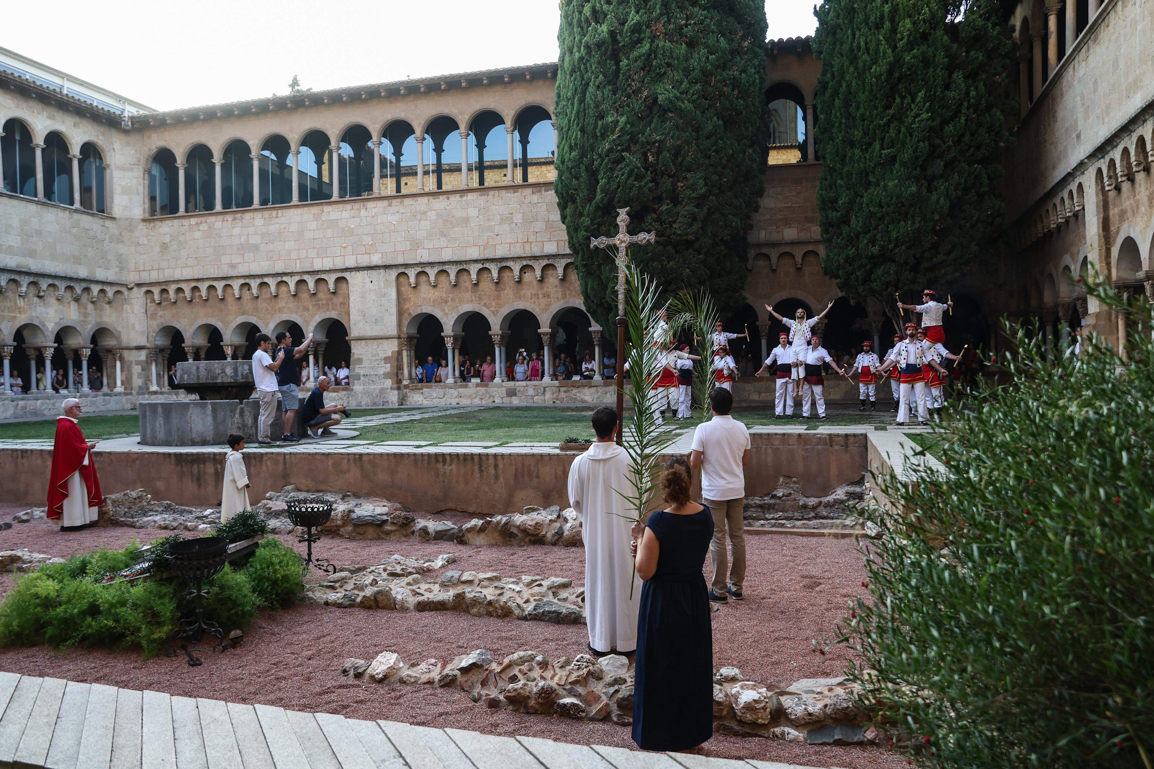 Acte d'homenatge al màrtir Cugat. FOTO: Ajuntament