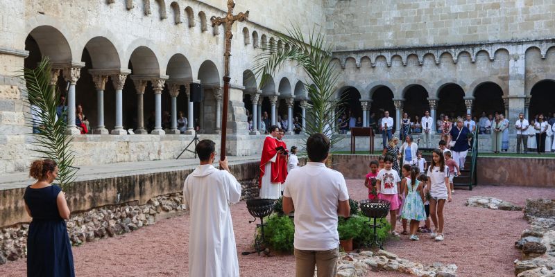 Acte d'homenatge al màrtir Cugat. FOTO: Ajuntament