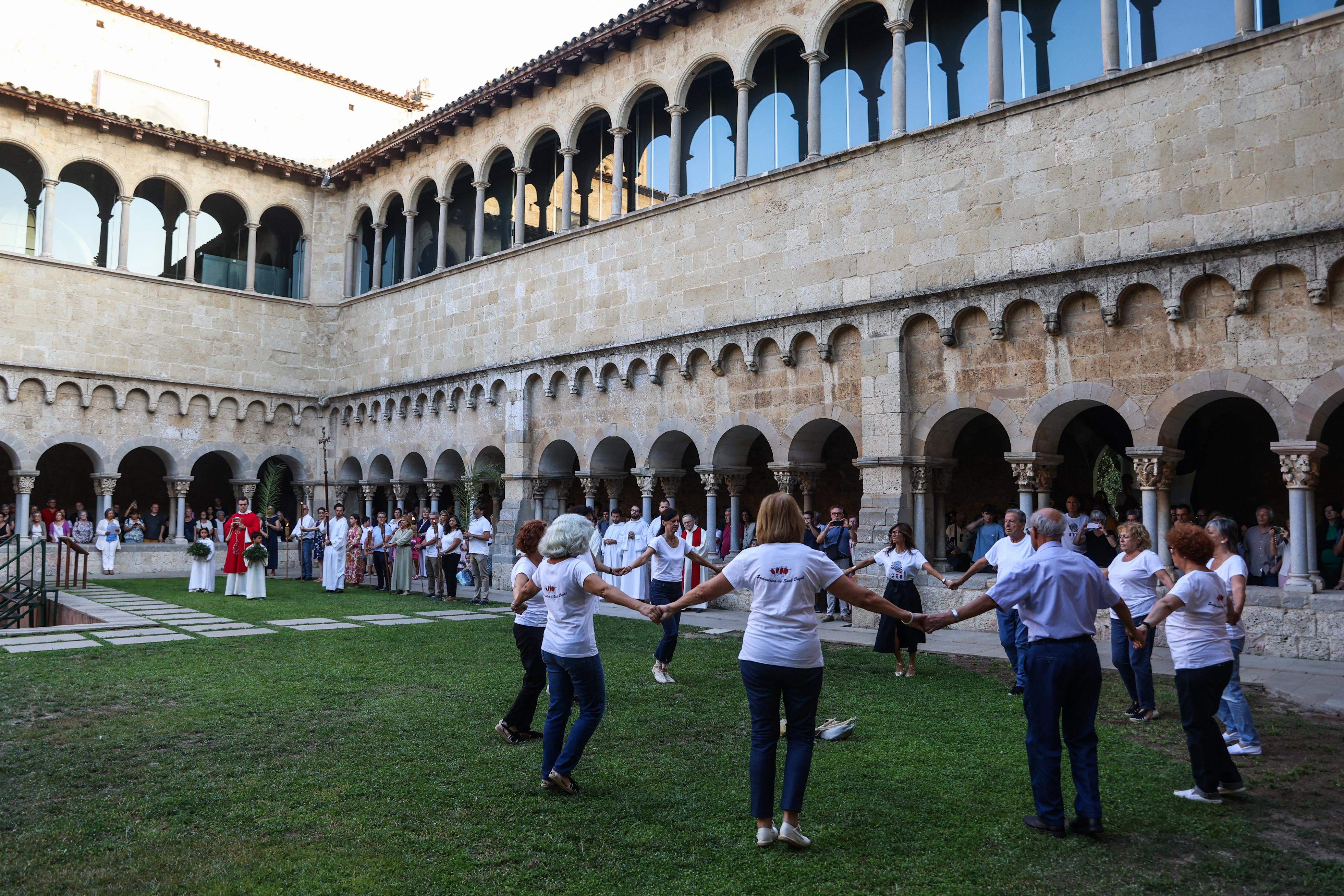 Acte d'homenatge al màrtir Cugat. FOTO: Ajuntament