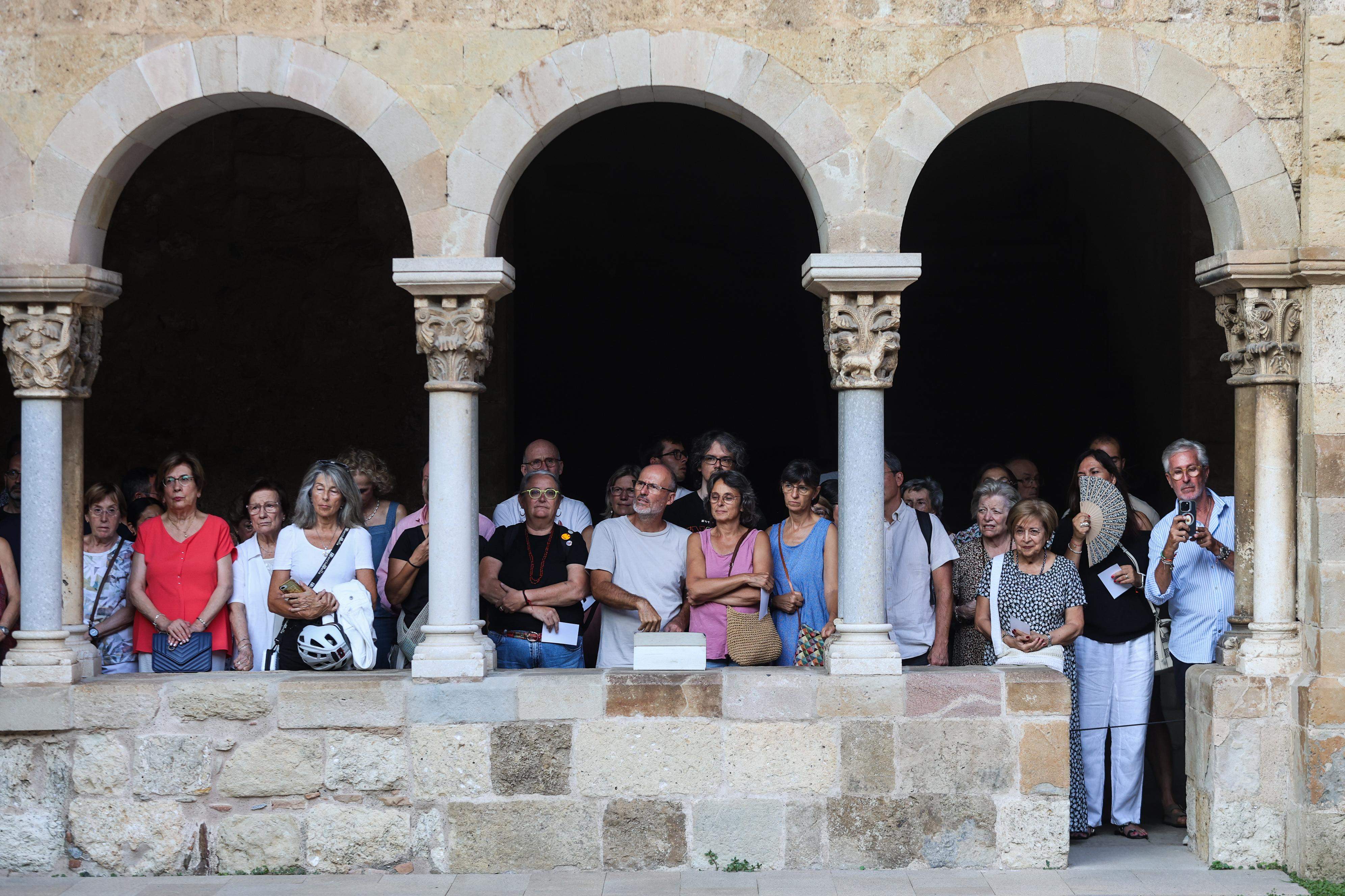 Acte d'homenatge al màrtir Cugat. FOTO: Ajuntament