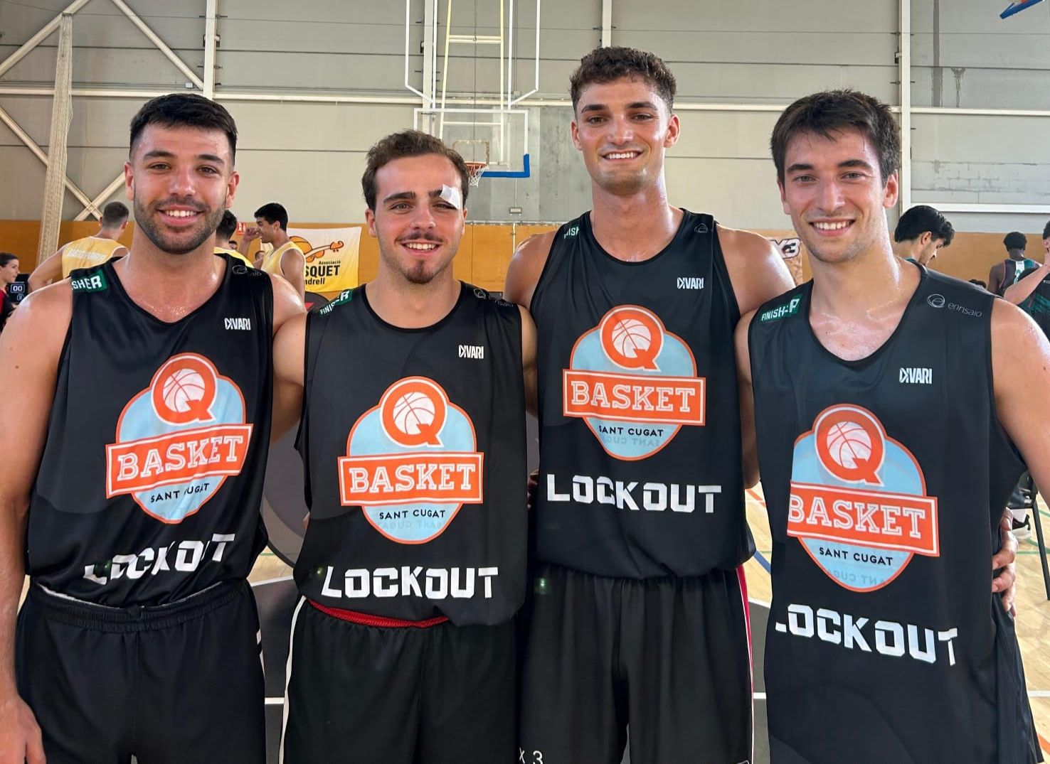L’equip de 3x3 del Qbasket brilla al Circuit Català PRO. FOTO: Cedida per Qbasket Sant Cugat