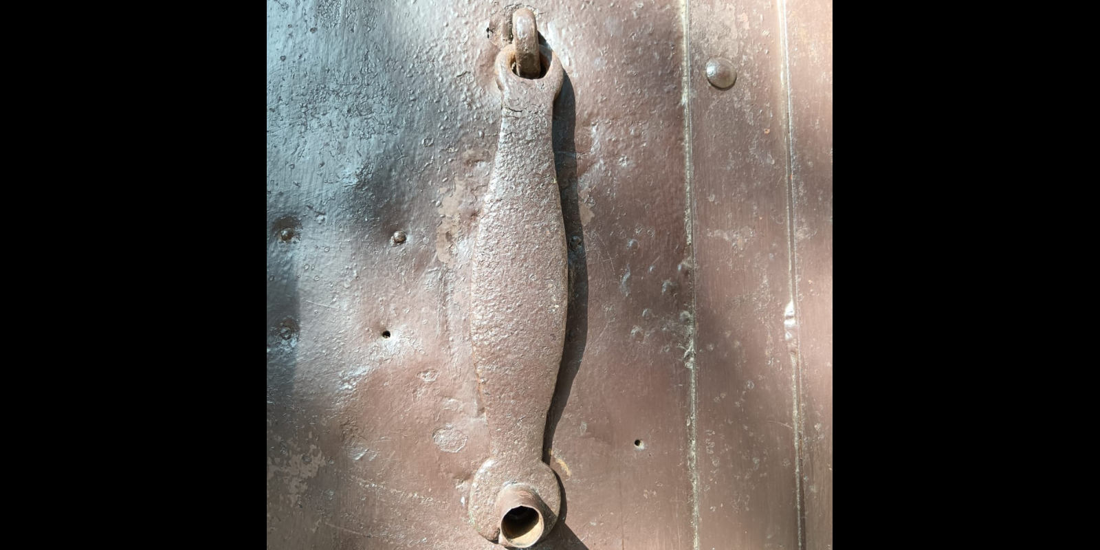 Cargol de seguretat de l'ermita de Sant Medir. FOTO: Cedida