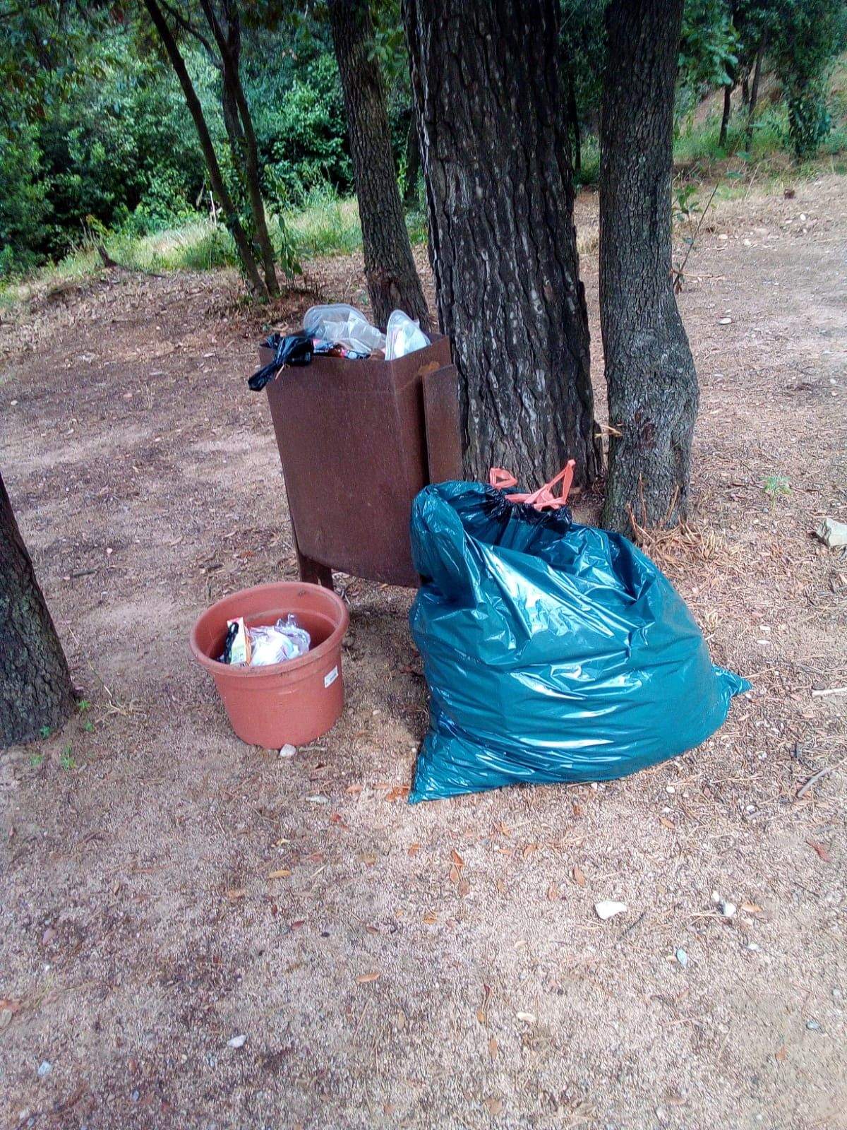 L'EMD no buida les papereres. FOTO: Salvador Pascual