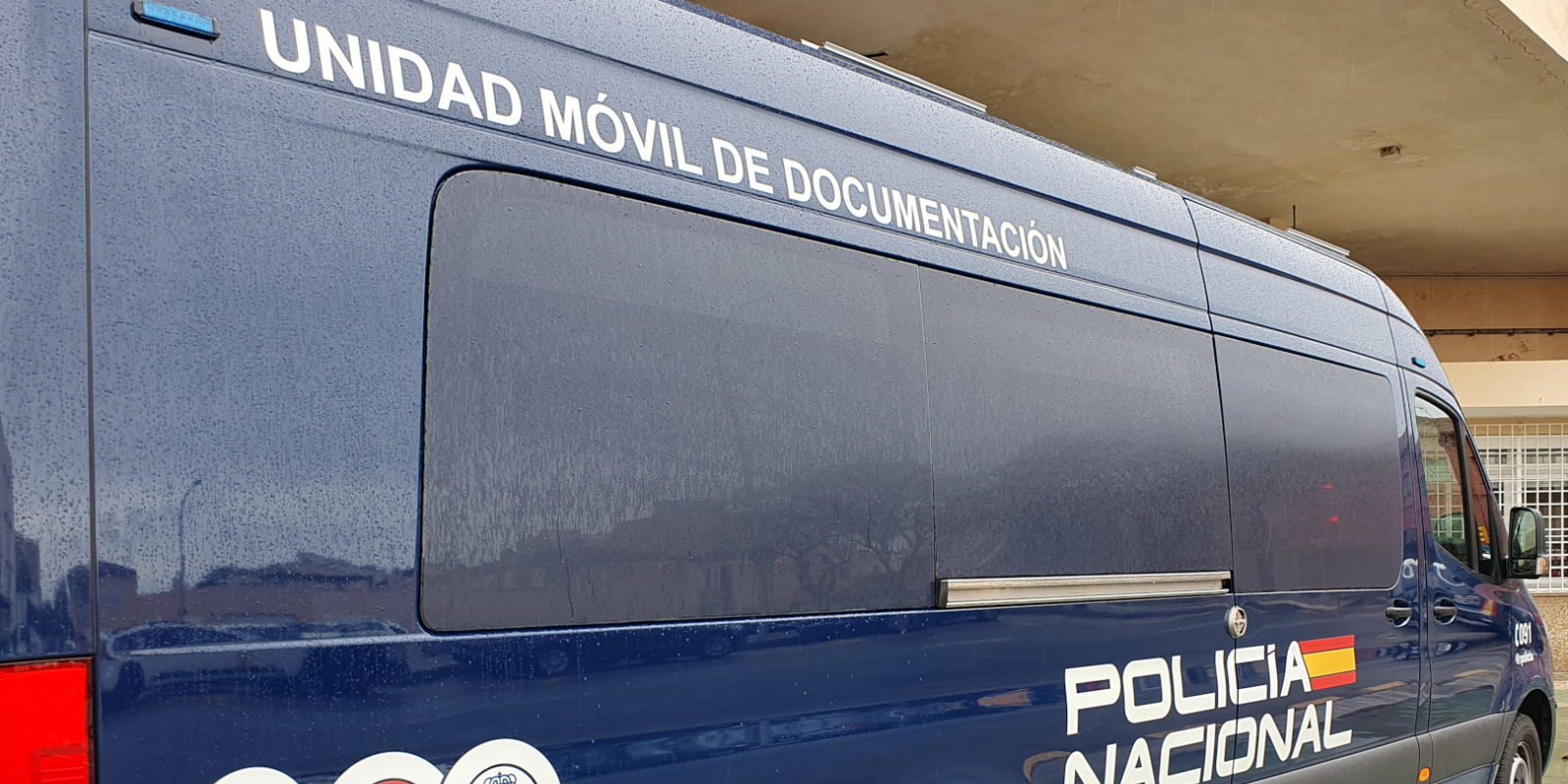 Unitat mòbil de documentació de la Policia Nacional. FOTO: Policia Nacional