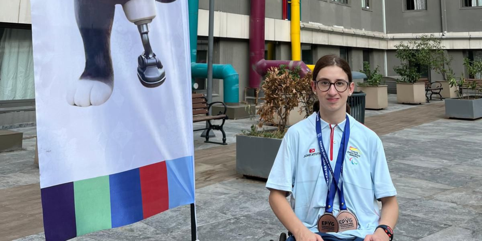 Ariadna Ardévol ha guanyat dues medalles de bronze als European Youth Para Games. FOTO: Cedida
