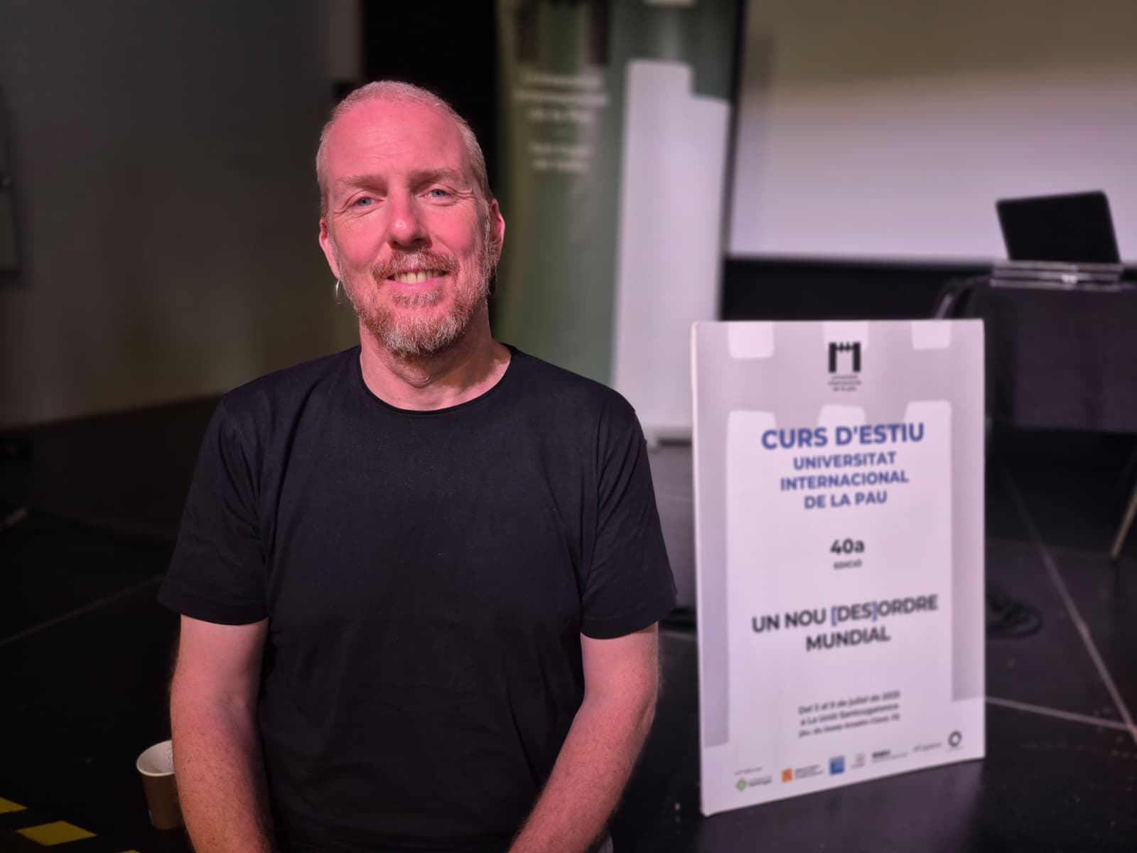 Alfons Pérez, investigador i activista a l’Observatori del Deute en la Globalització FOTO: TOT Sant Cugat