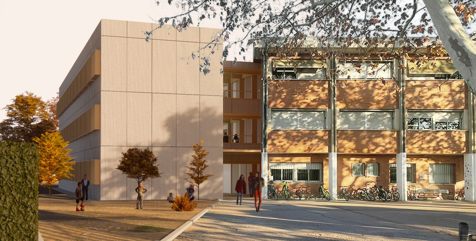 Una de les propostes presentades pel nou edifici del Catalunya, de Casellas Architects FOTO: Casellas