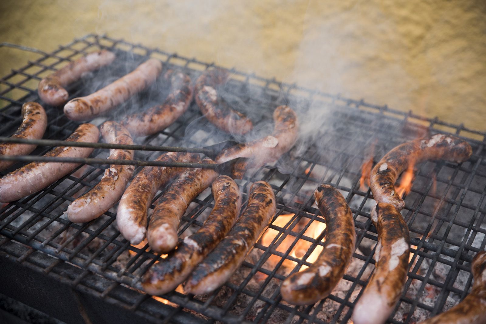 Sardinada i botifarrada a la Colònia Montserrat. FOTO: Bernat Millet.