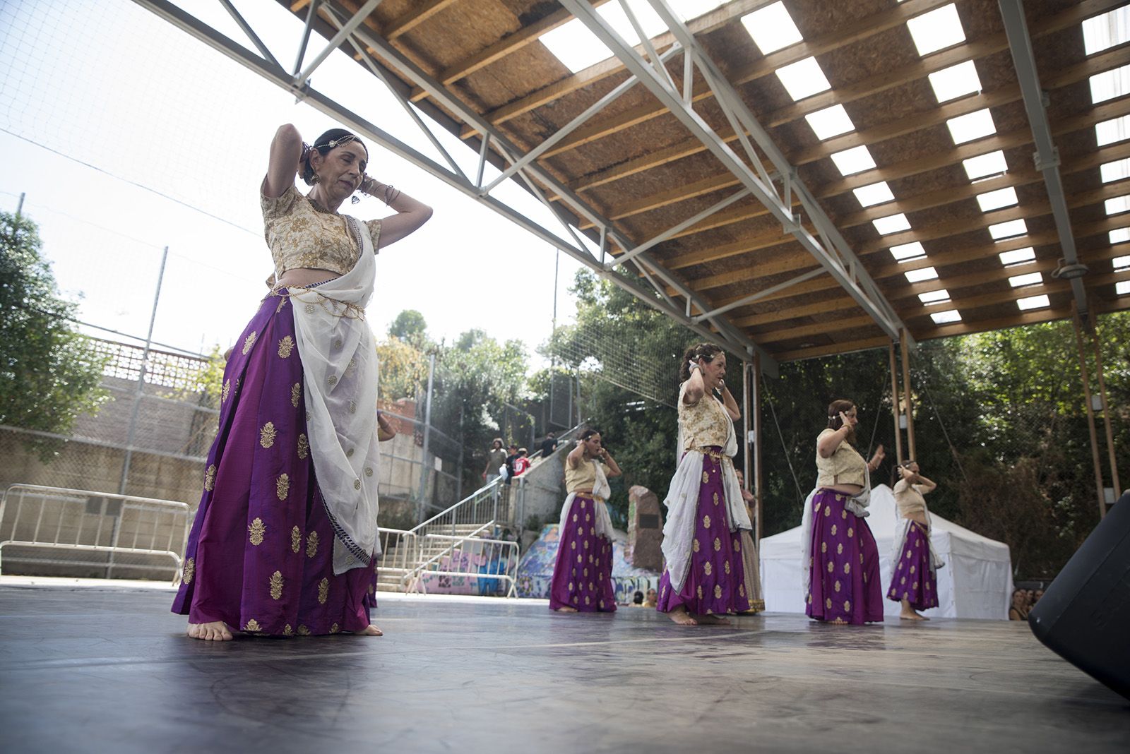 Balls de festa major en la Festa Major de les Planes. FOTO: Bernat Millet.