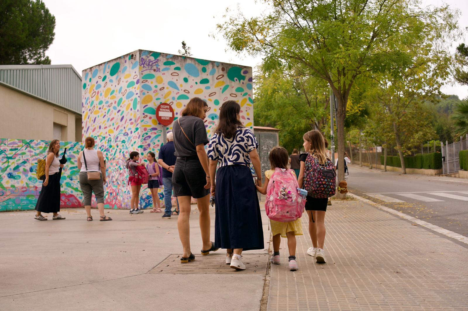 Inici del curs escolar 2025-2026 al Ferran i Clua a Valldoreix FOTO: Mireia Comas (TOT Sant Cugat)