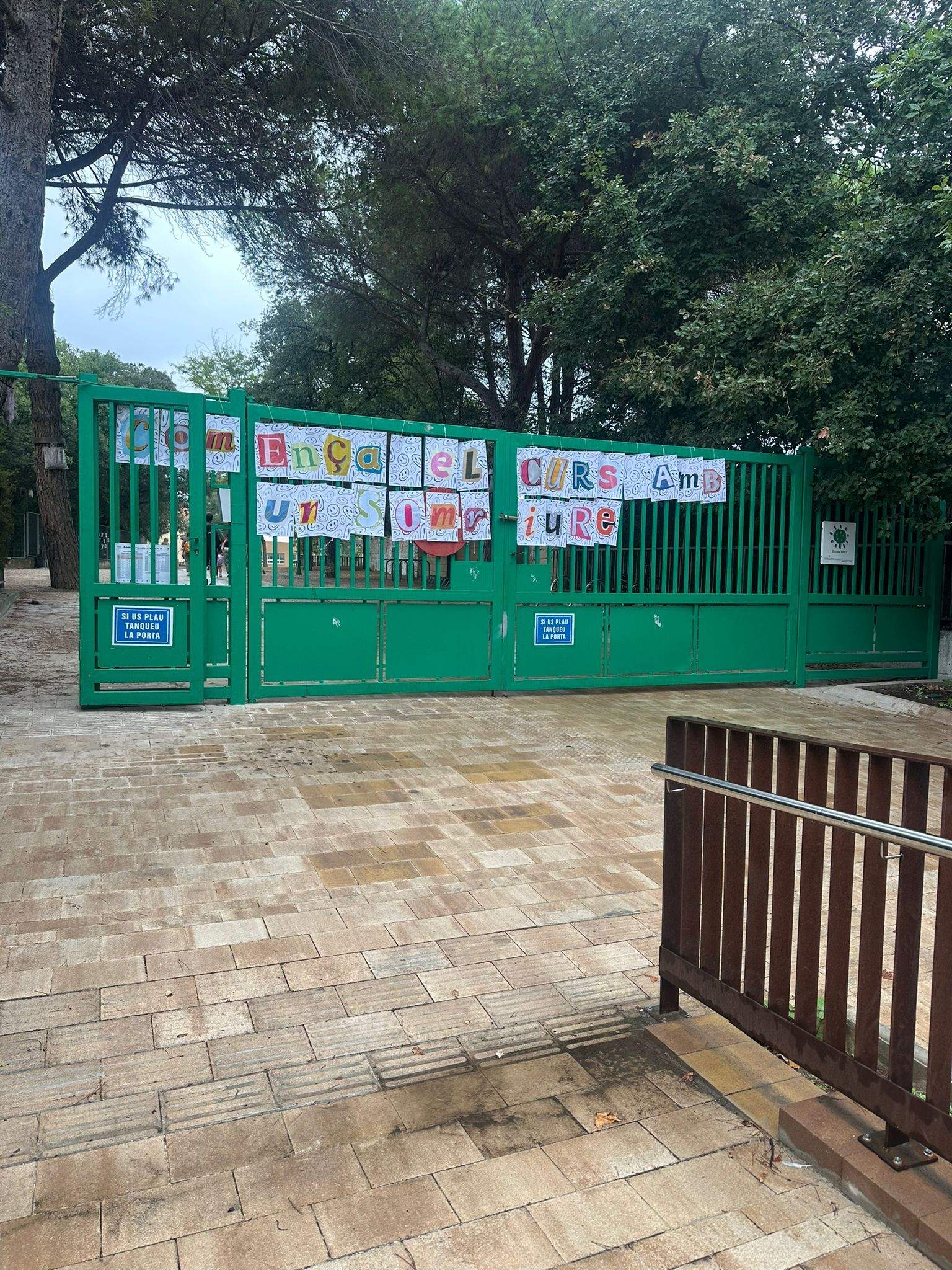 Inici del curs al Pins del Vallès FOTO: Lluna Fabregat (TOT Sant Cugat)