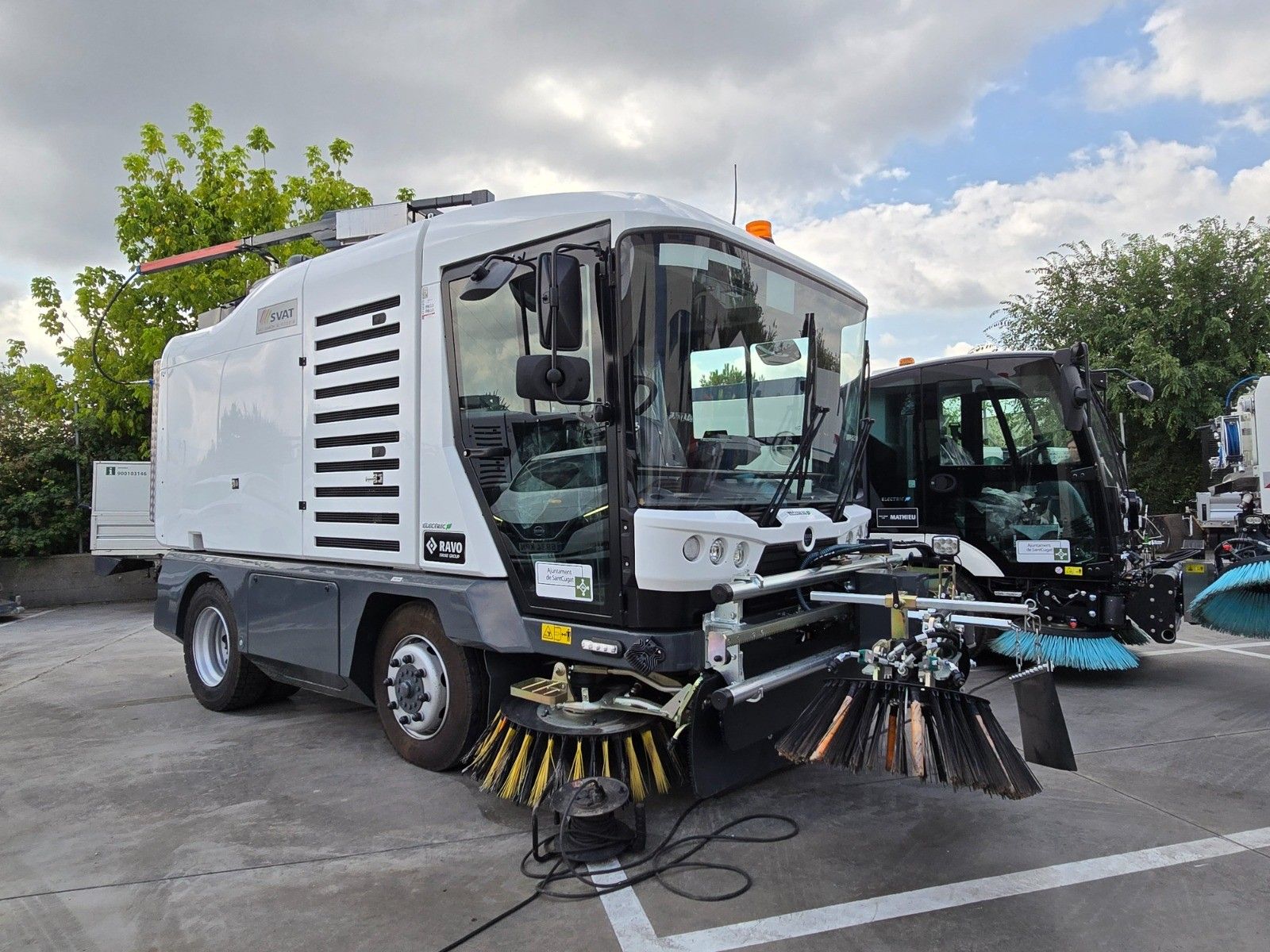 Nova maquinària de sistema de recollida de residus i neteja. FOTO: Ajuntament