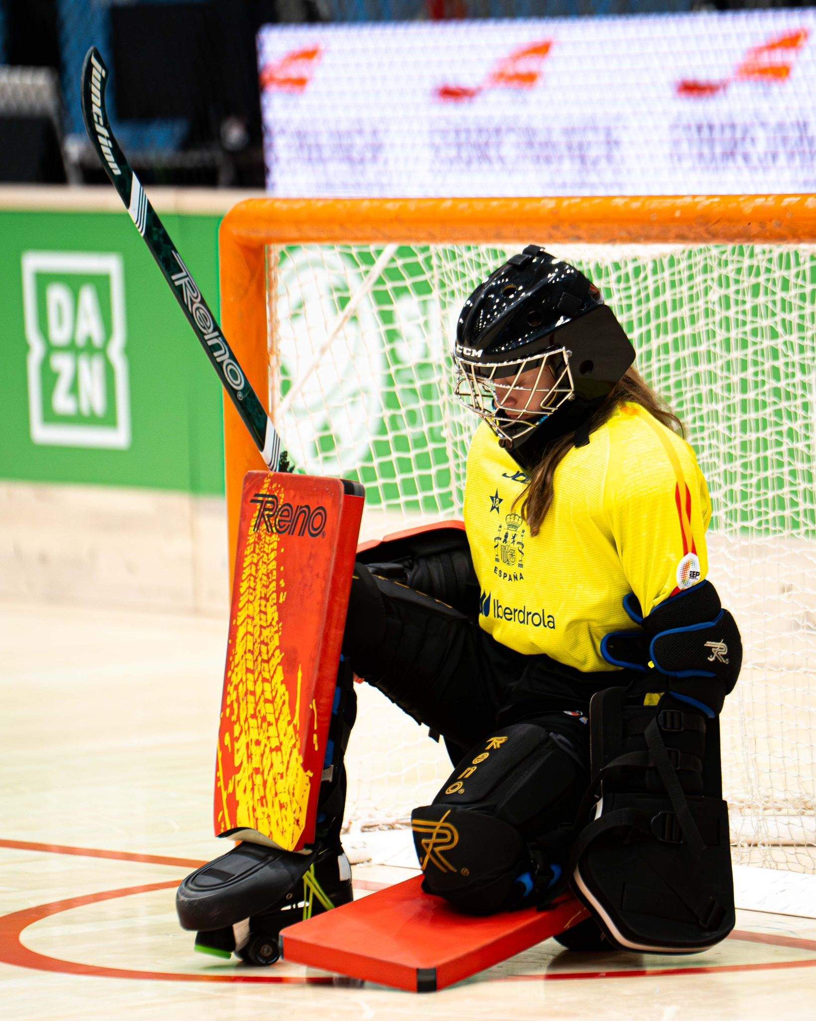La portera del PHC Sant Cugat, Carla Batlle, amb la selecció espanyola. FOTO: Cedida