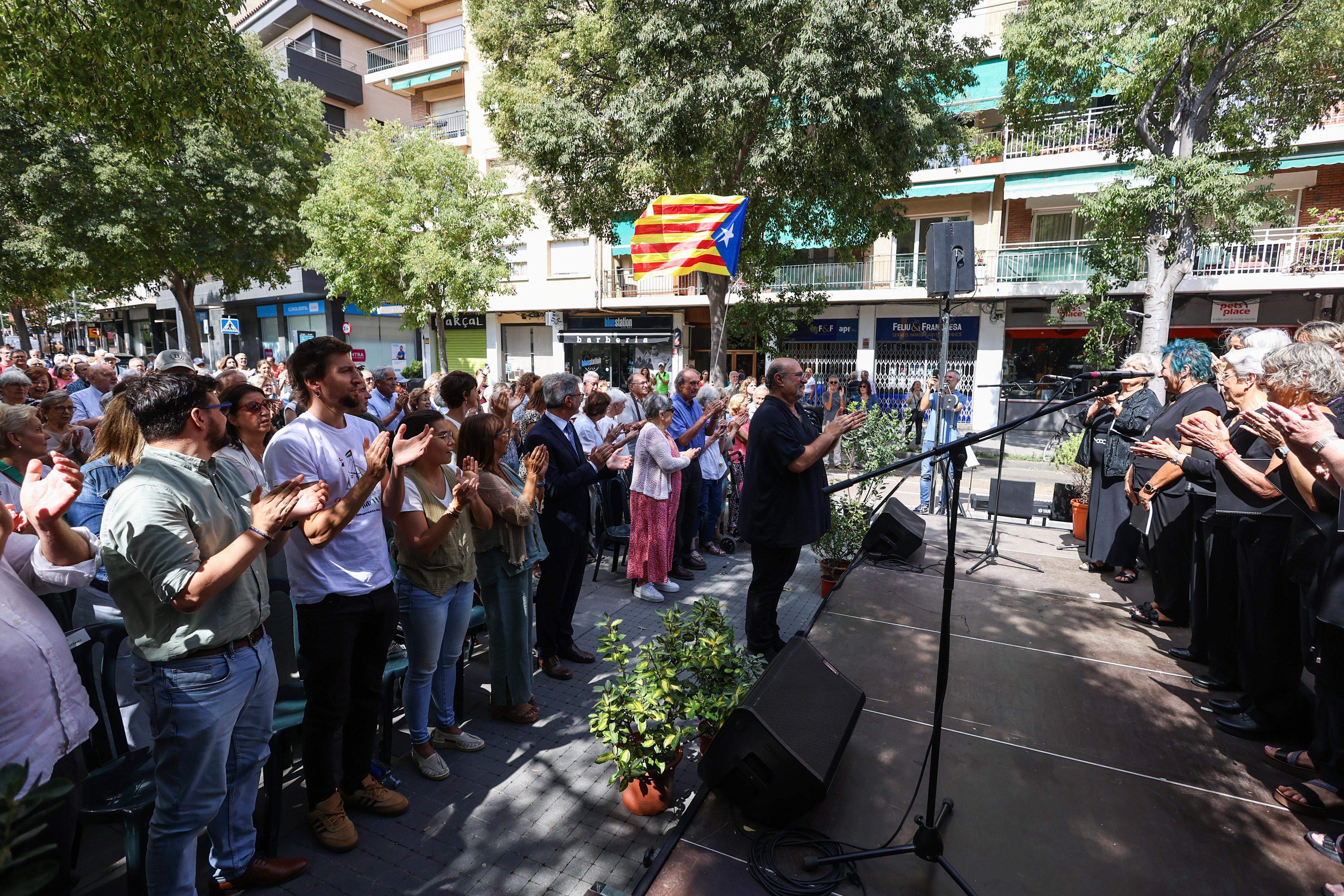 Acte institucional Diada Nacional de Catalunya a Sant Cugat i actuació Coral Sant Cugat del Club Muntanyenc. FOTO: Ajuntament