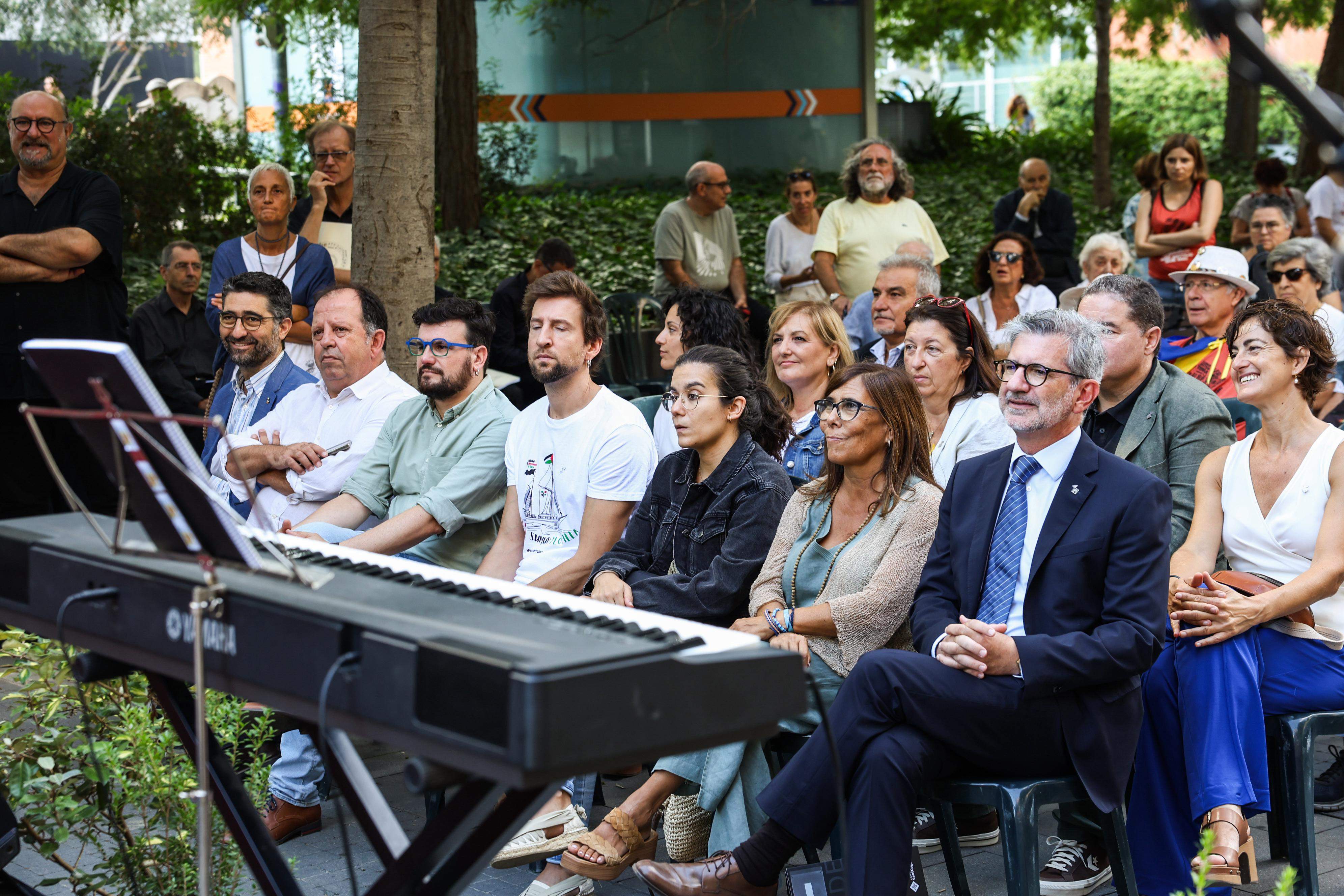 Acte institucional Diada Nacional de Catalunya a Sant Cugat i actuació Coral Sant Cugat del Club Muntanyenc. FOTO: Ajuntament