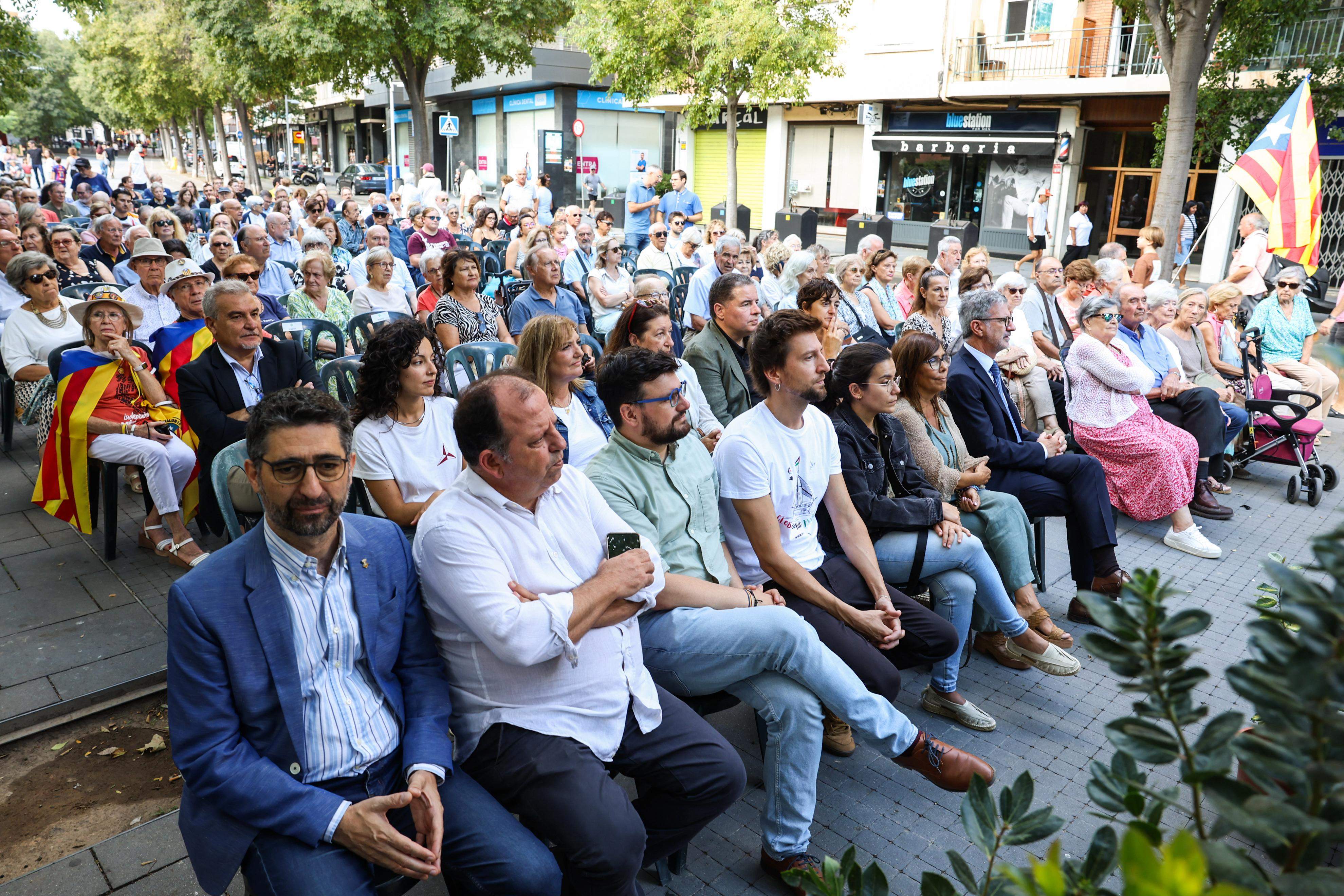 Acte institucional Diada Nacional de Catalunya a Sant Cugat i actuació Coral Sant Cugat del Club Muntanyenc. FOTO: Ajuntament