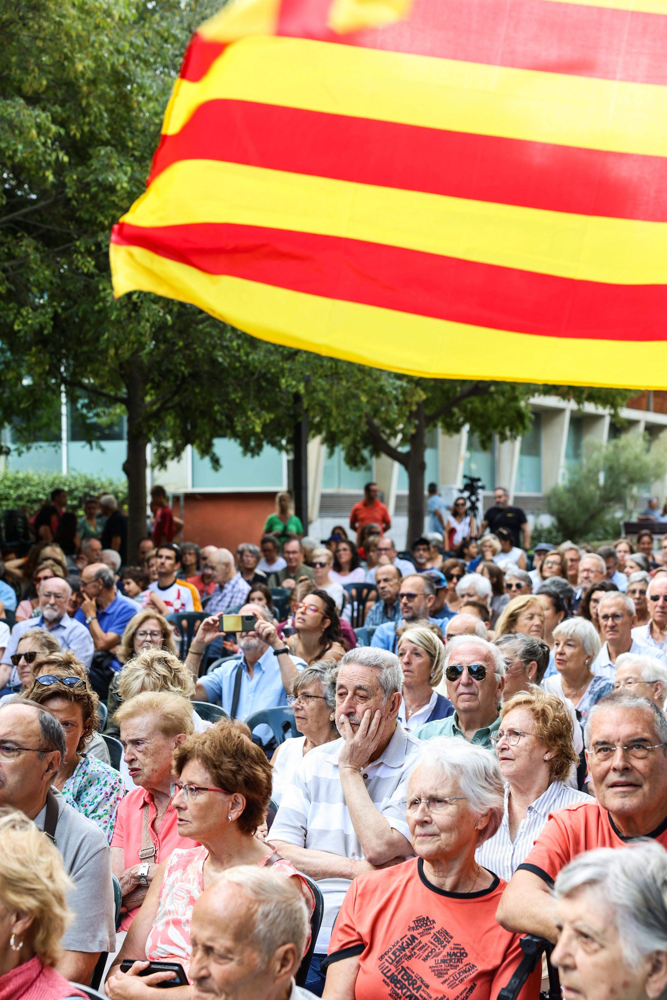 Acte institucional Diada Nacional de Catalunya a Sant Cugat i actuació Coral Sant Cugat del Club Muntanyenc. FOTO: Ajuntament