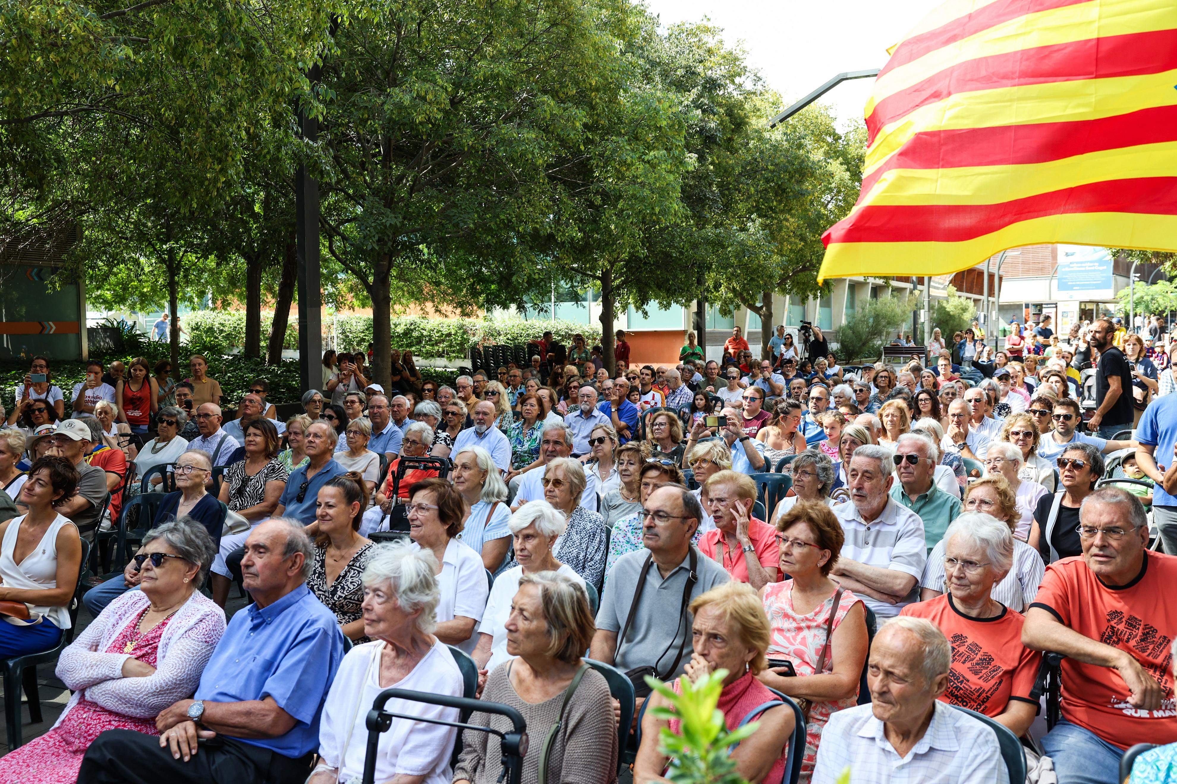 Acte institucional Diada Nacional de Catalunya a Sant Cugat i actuació Coral Sant Cugat del Club Muntanyenc. FOTO: Ajuntament