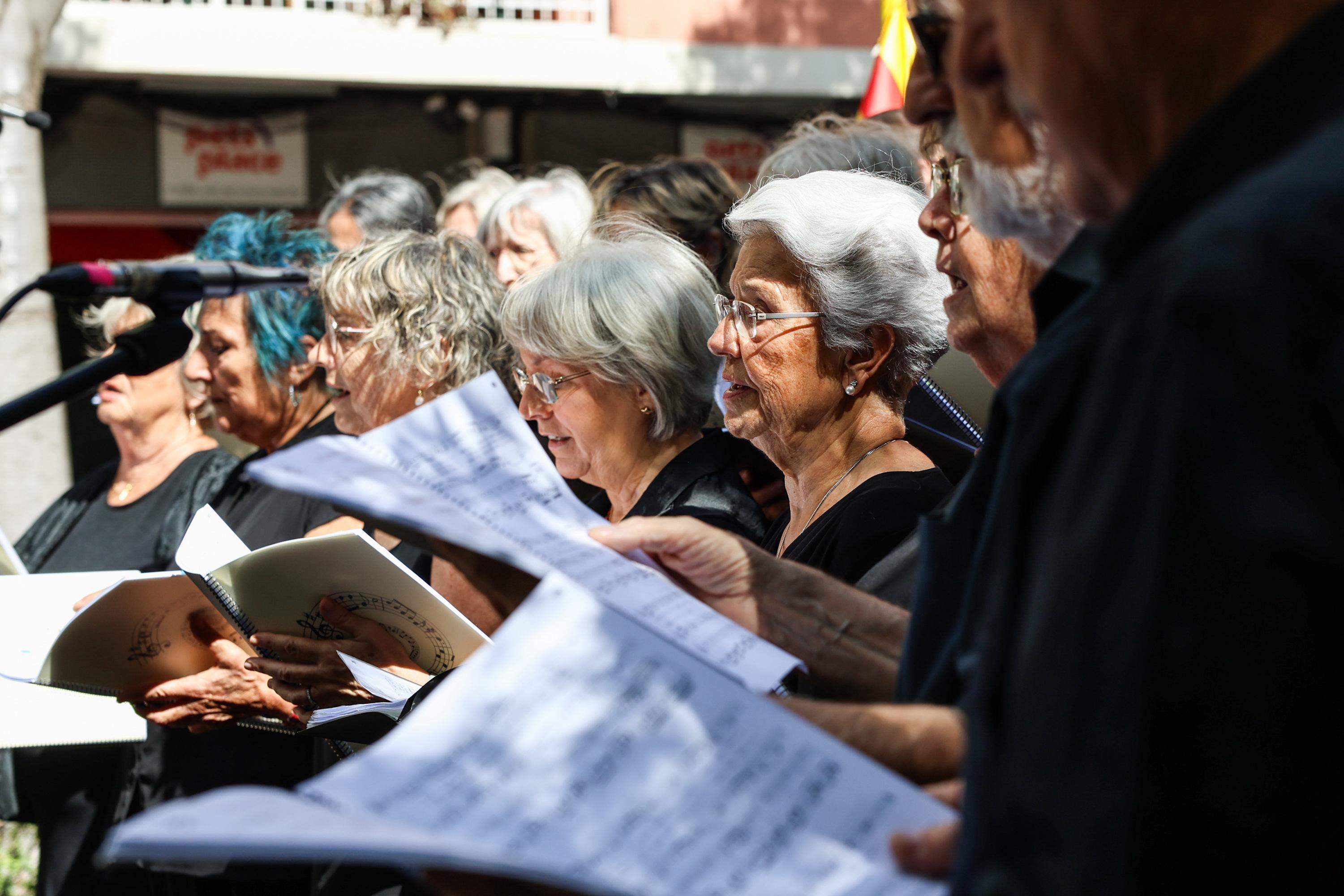 Acte institucional Diada Nacional de Catalunya a Sant Cugat i actuació Coral Sant Cugat del Club Muntanyenc. FOTO: Ajuntament