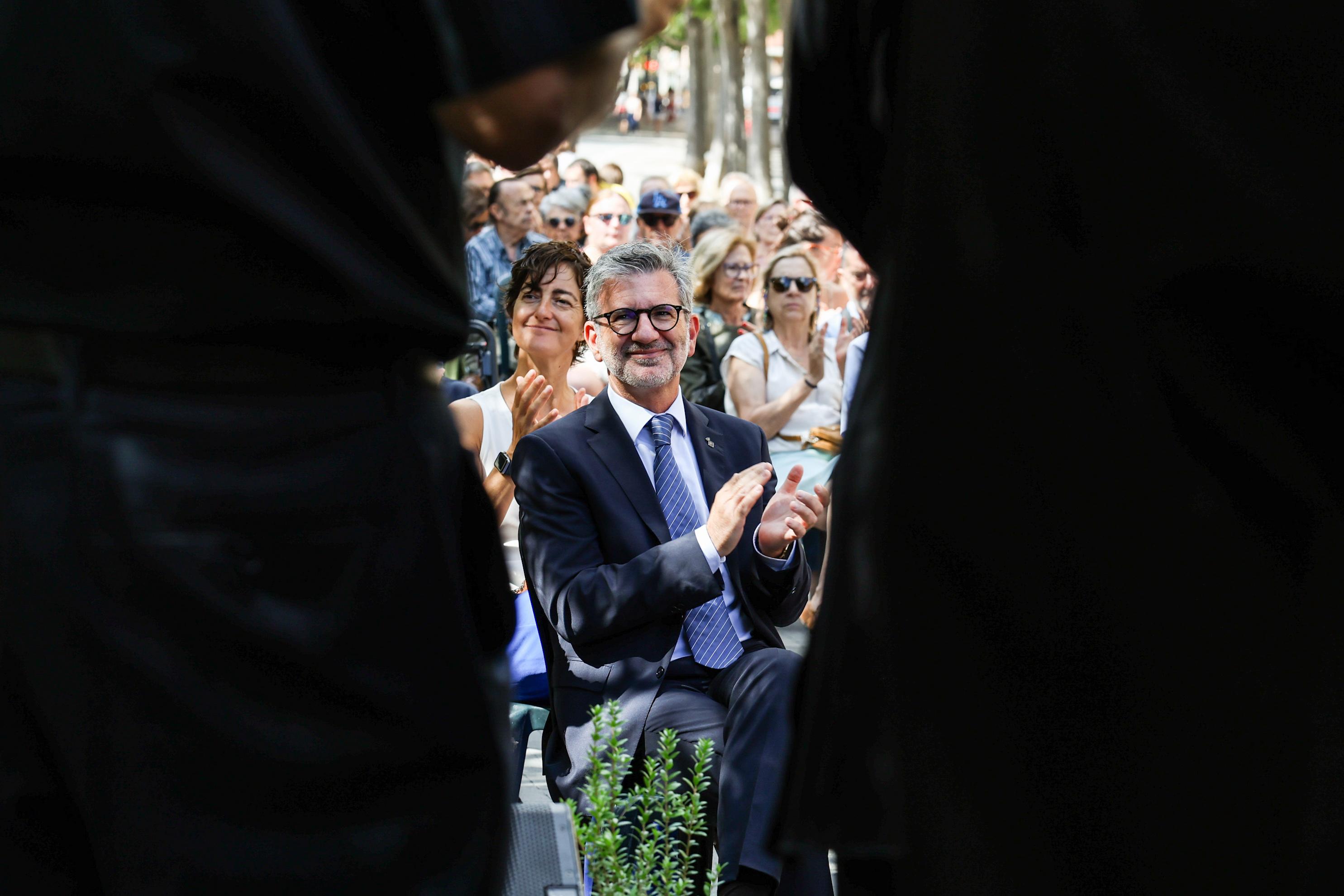 Acte institucional Diada Nacional de Catalunya a Sant Cugat i actuació Coral Sant Cugat del Club Muntanyenc. FOTO: Ajuntament
