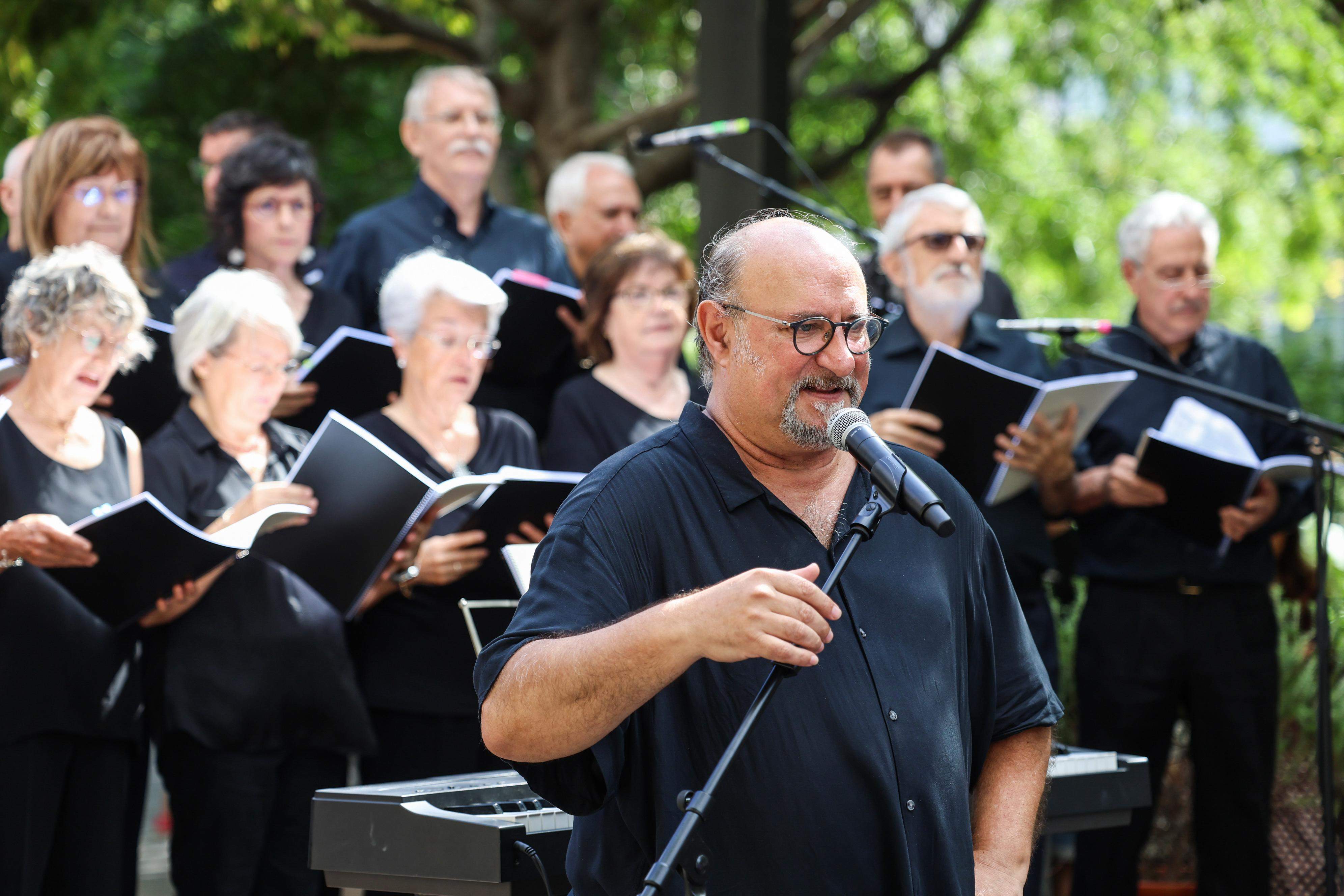 Acte institucional Diada Nacional de Catalunya a Sant Cugat i actuació Coral Sant Cugat del Club Muntanyenc. FOTO: Ajuntament