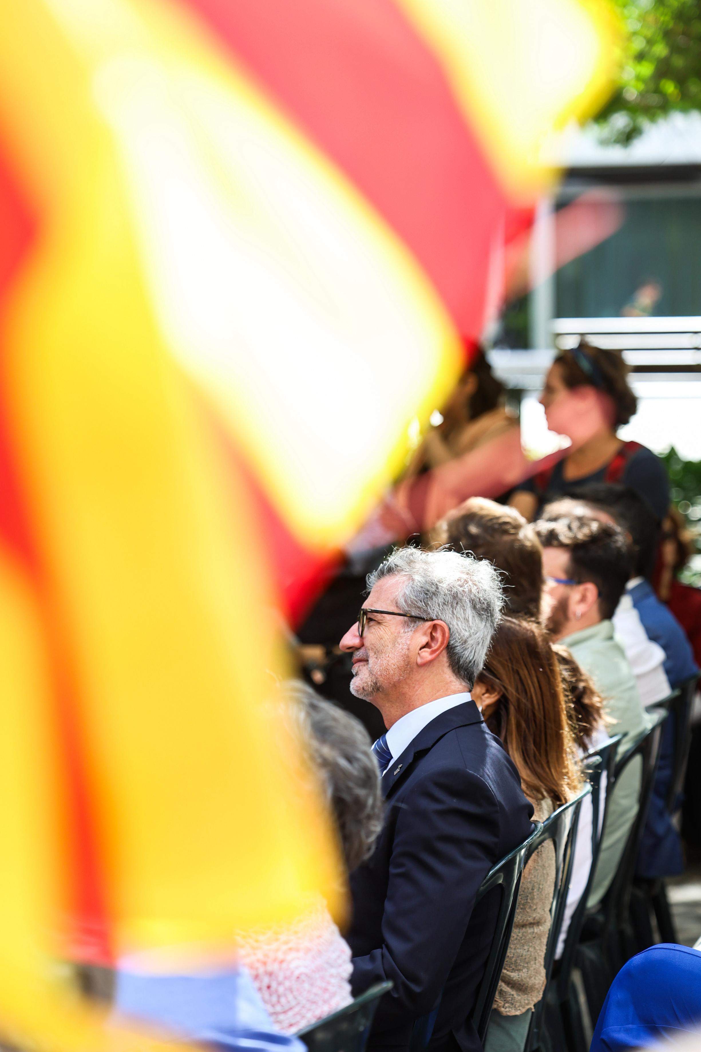 Acte institucional Diada Nacional de Catalunya a Sant Cugat i actuació Coral Sant Cugat del Club Muntanyenc. FOTO: Ajuntament