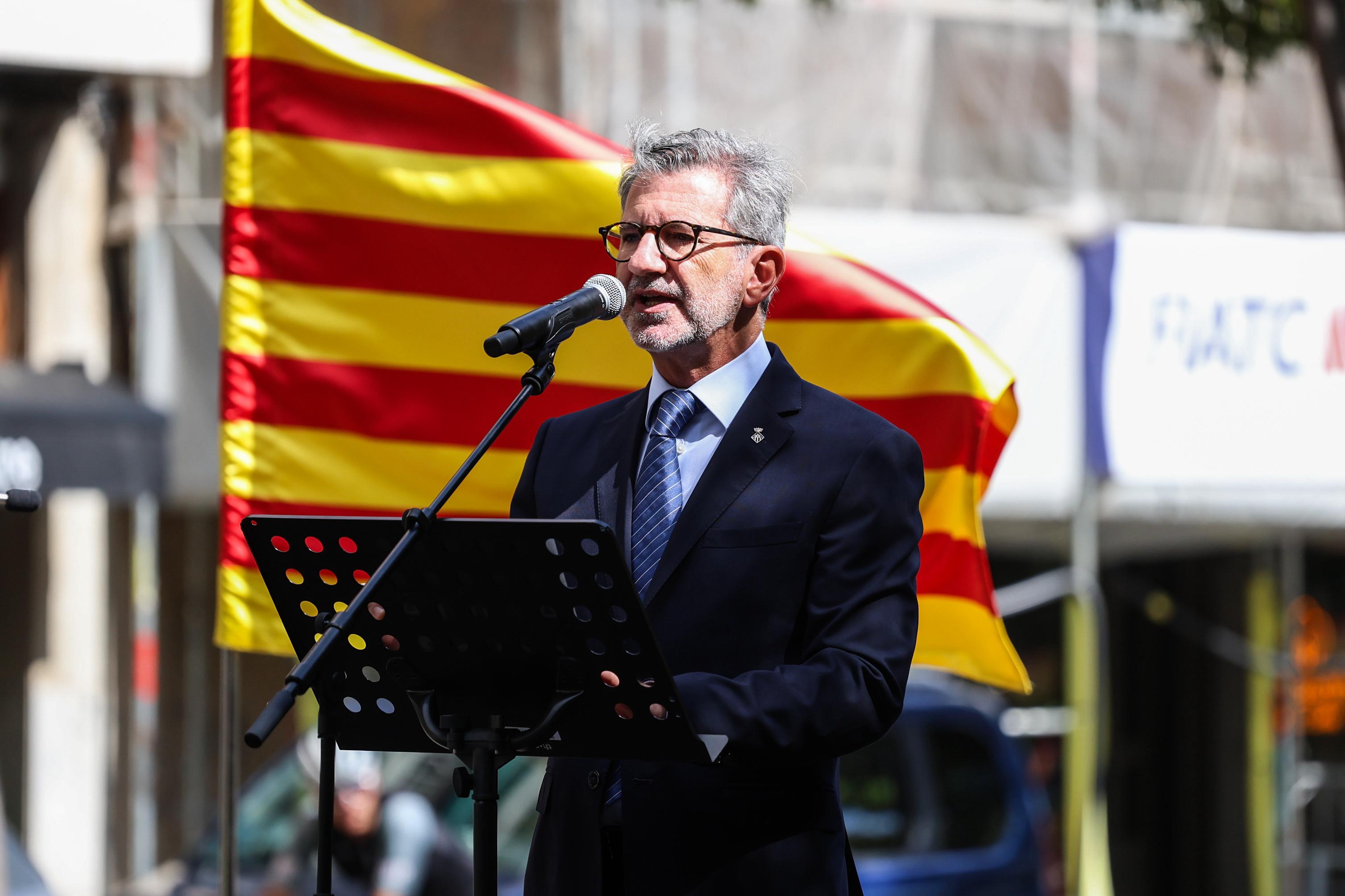 Acte institucional Diada Nacional de Catalunya a Sant Cugat i actuació Coral Sant Cugat del Club Muntanyenc. FOTO: Ajuntament