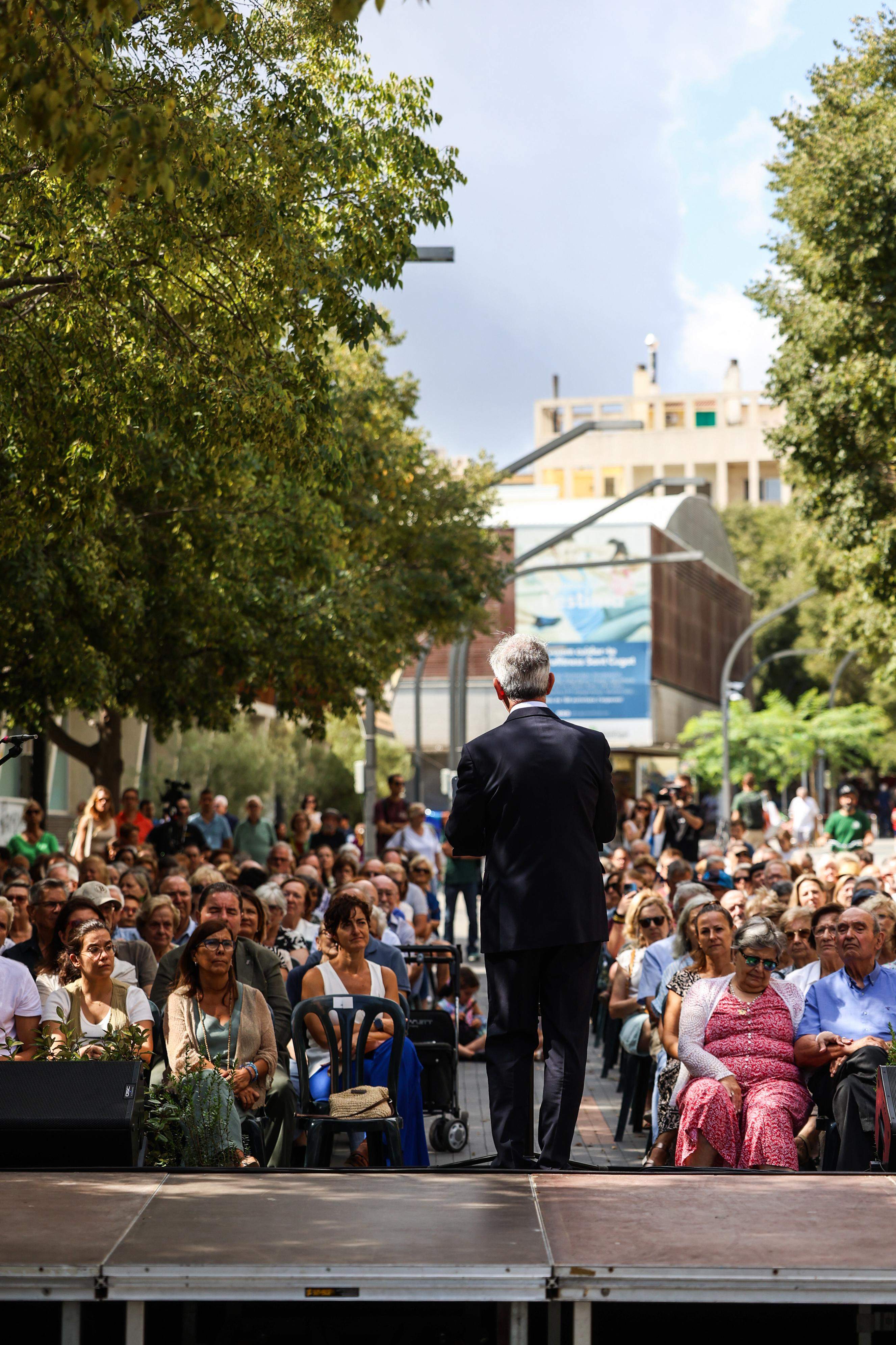 Acte institucional Diada Nacional de Catalunya a Sant Cugat i actuació Coral Sant Cugat del Club Muntanyenc. FOTO: Ajuntament