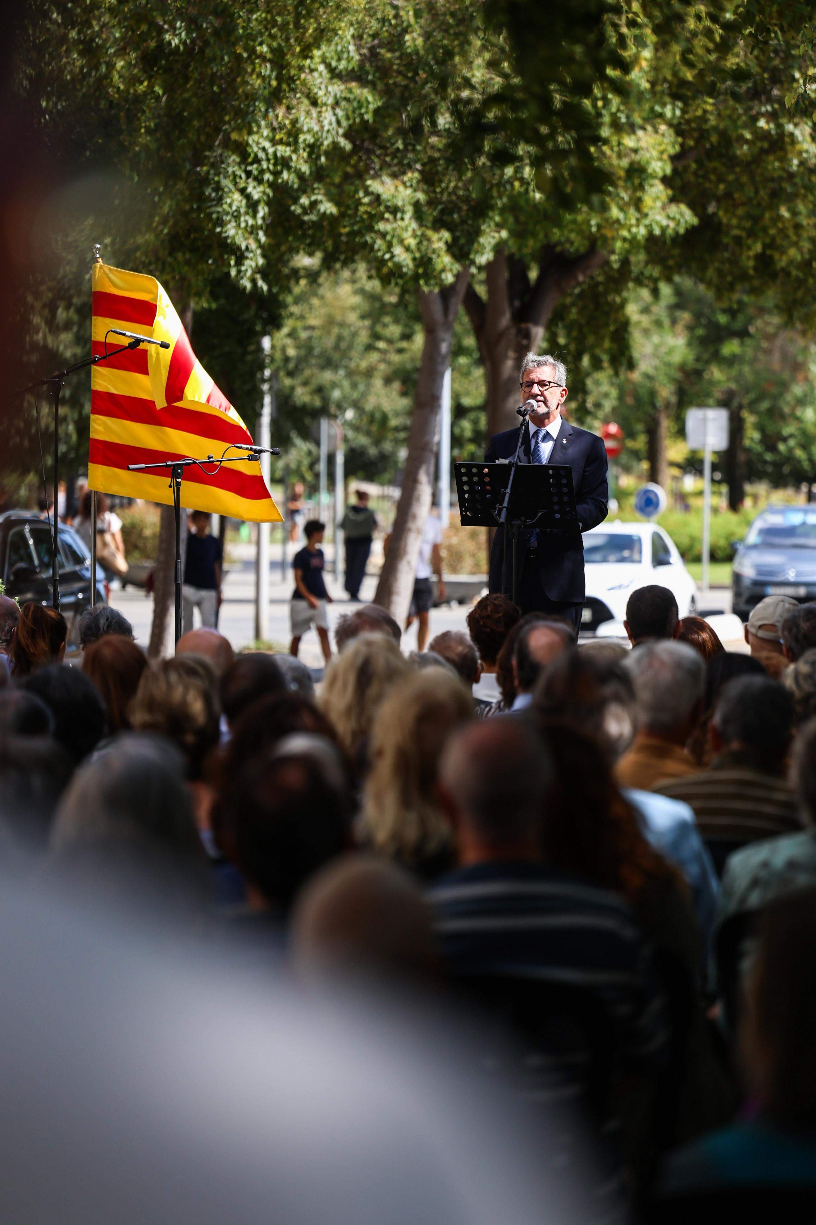 Acte institucional Diada Nacional de Catalunya a Sant Cugat i actuació Coral Sant Cugat del Club Muntanyenc. FOTO: Ajuntament