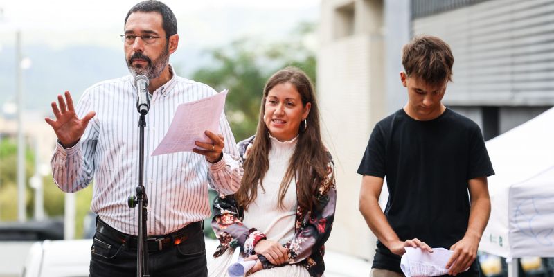 Àngel Garcia, de l'Associació de Veïns del Barri de Sant Domènec