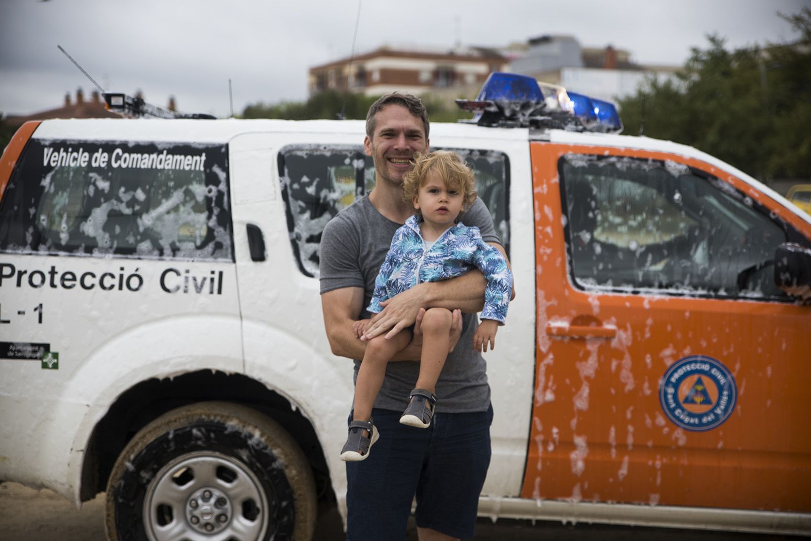 Circuit d'activitats amb ADF, Policia Local, Mossos d'Esquadra i Protecció Civil. FOTO: Bernat Millet.