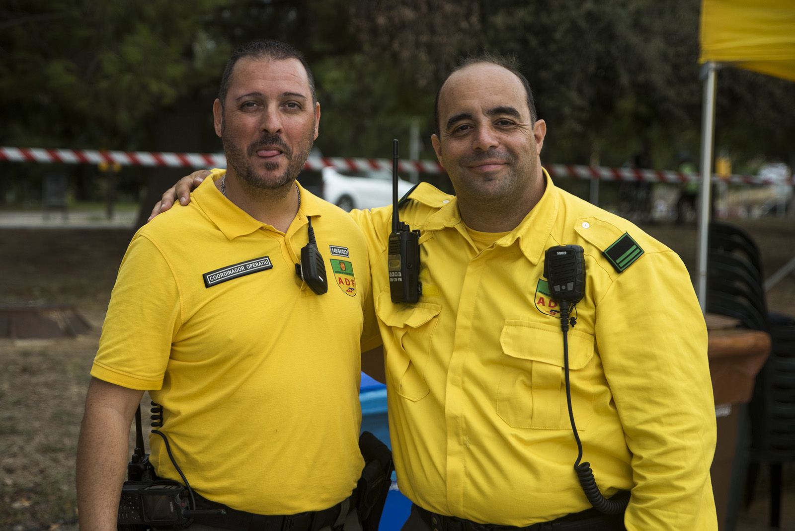 Circuit d'activitats amb ADF, Policia Local, Mossos d'Esquadra i Protecció Civil. FOTO: Bernat Millet.