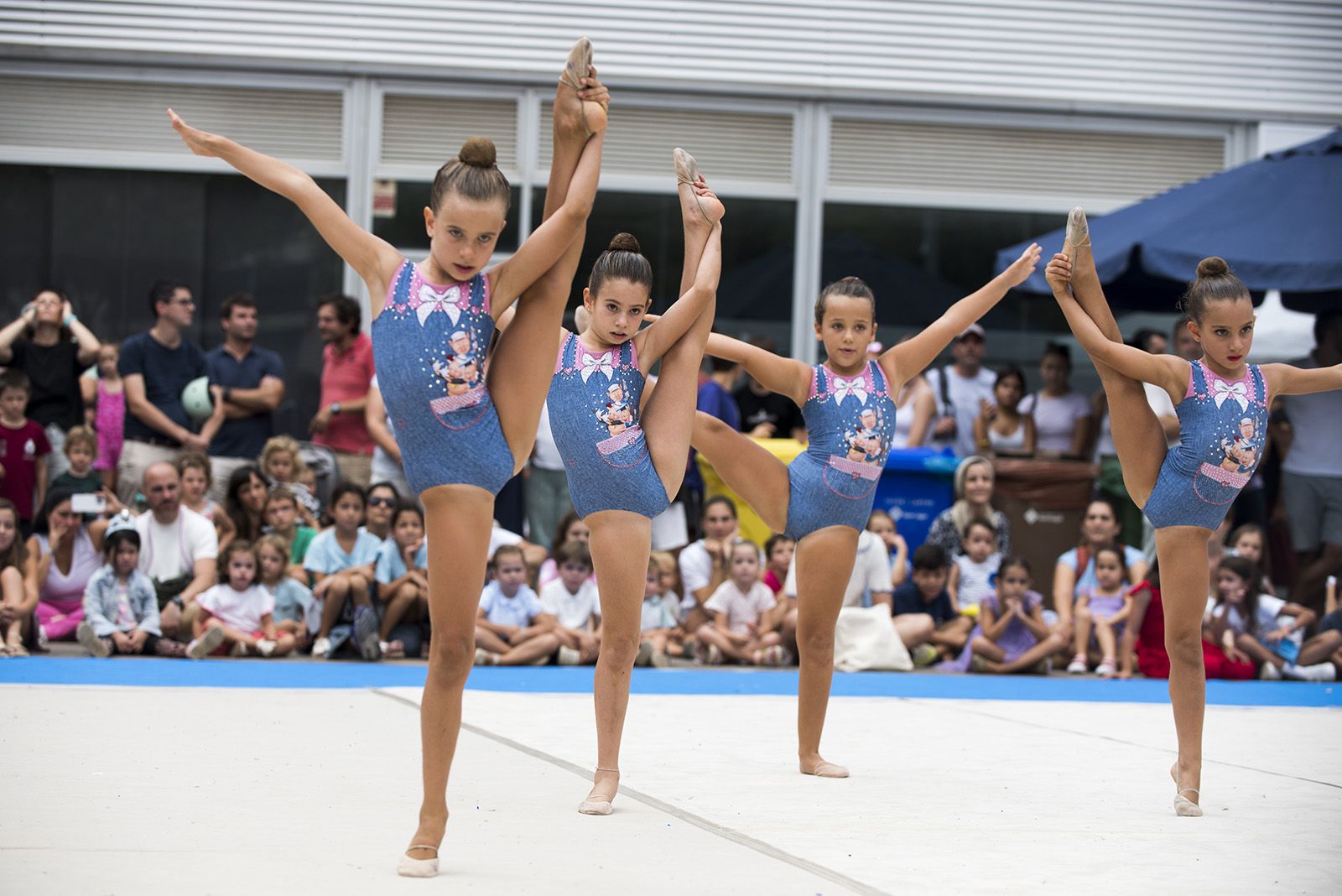 Exhibició de Gimnàstica rítmica. FOTO: Bernat Millet.