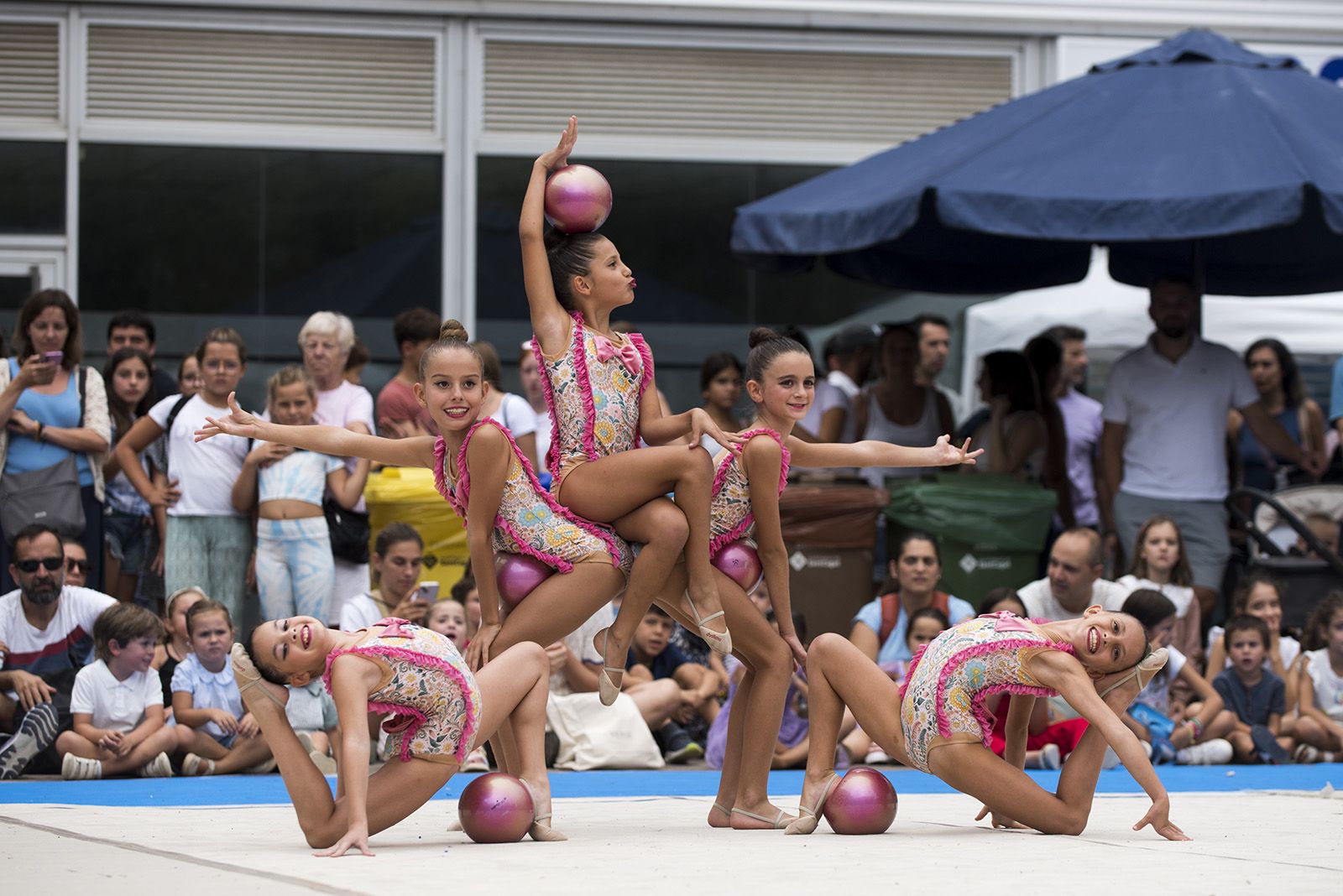 Exhibició de Gimnàstica rítmica. FOTO: Bernat Millet.