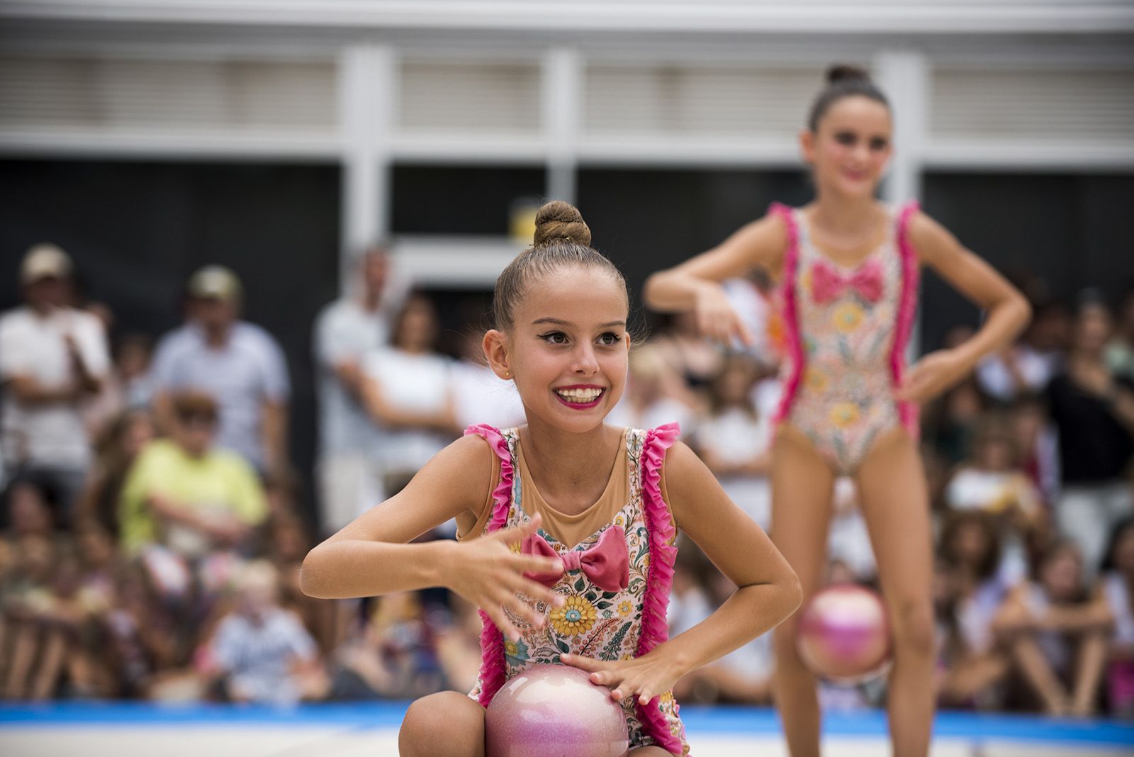 Exhibició de Gimnàstica rítmica. FOTO: Bernat Millet.