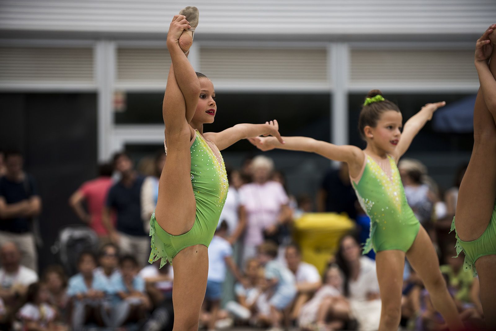 Exhibició de Gimnàstica rítmica. FOTO: Bernat Millet.
