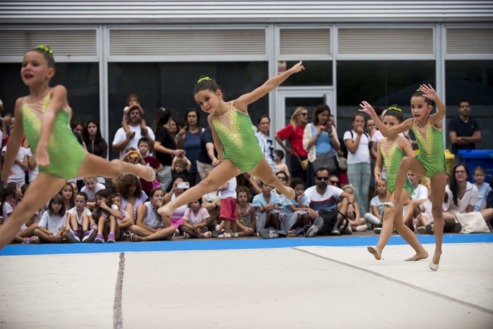 Exhibició de Gimnàstica rítmica. FOTO: Bernat Millet.