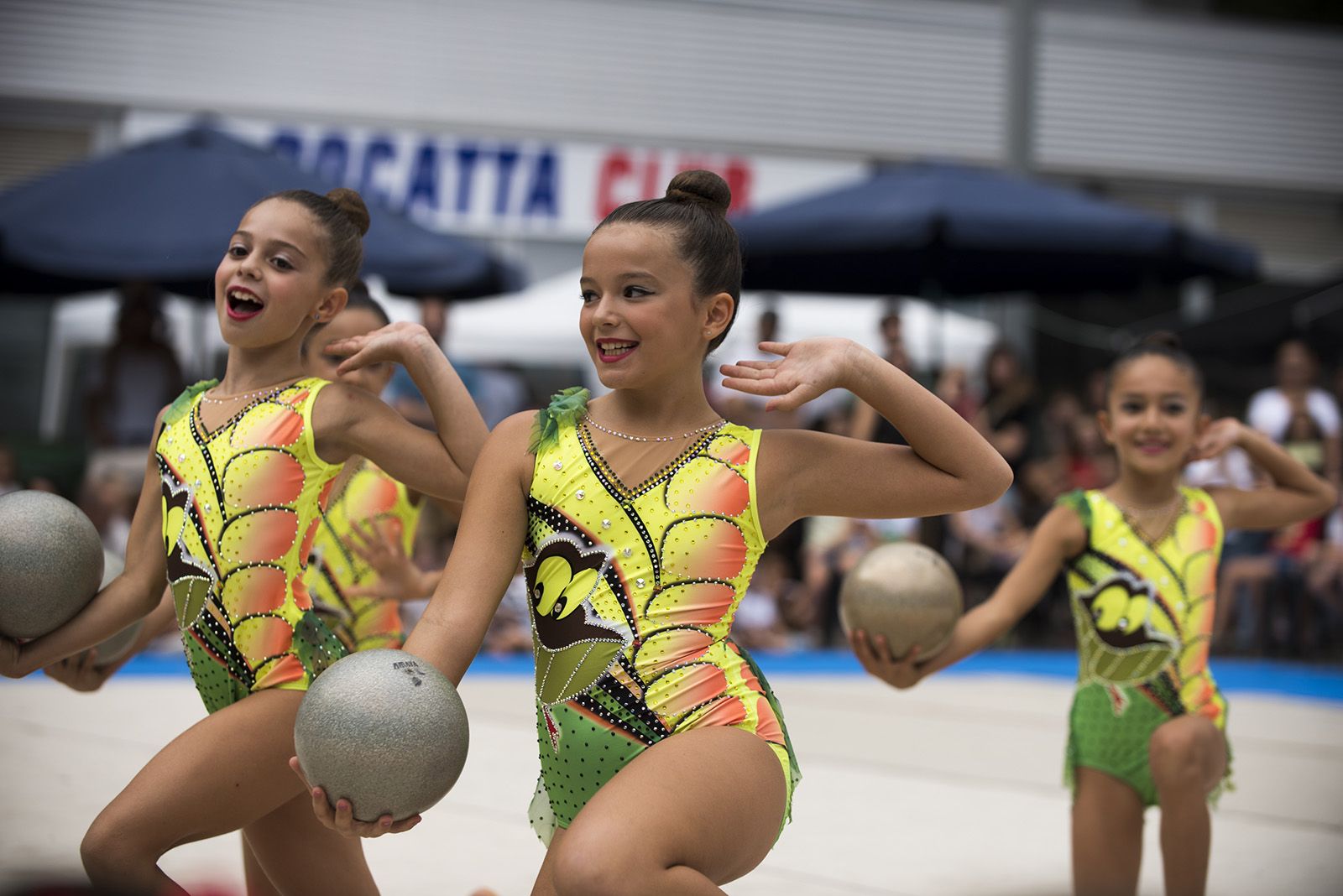Exhibició de Gimnàstica rítmica. FOTO: Bernat Millet.