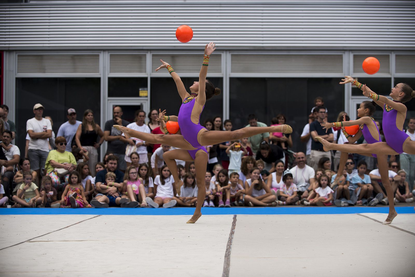 Exhibició de Gimnàstica rítmica. FOTO: Bernat Millet.