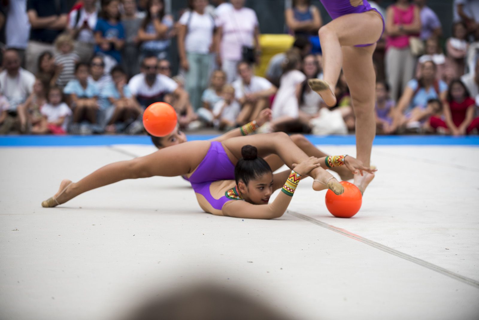 Exhibició de Gimnàstica rítmica. FOTO: Bernat Millet.