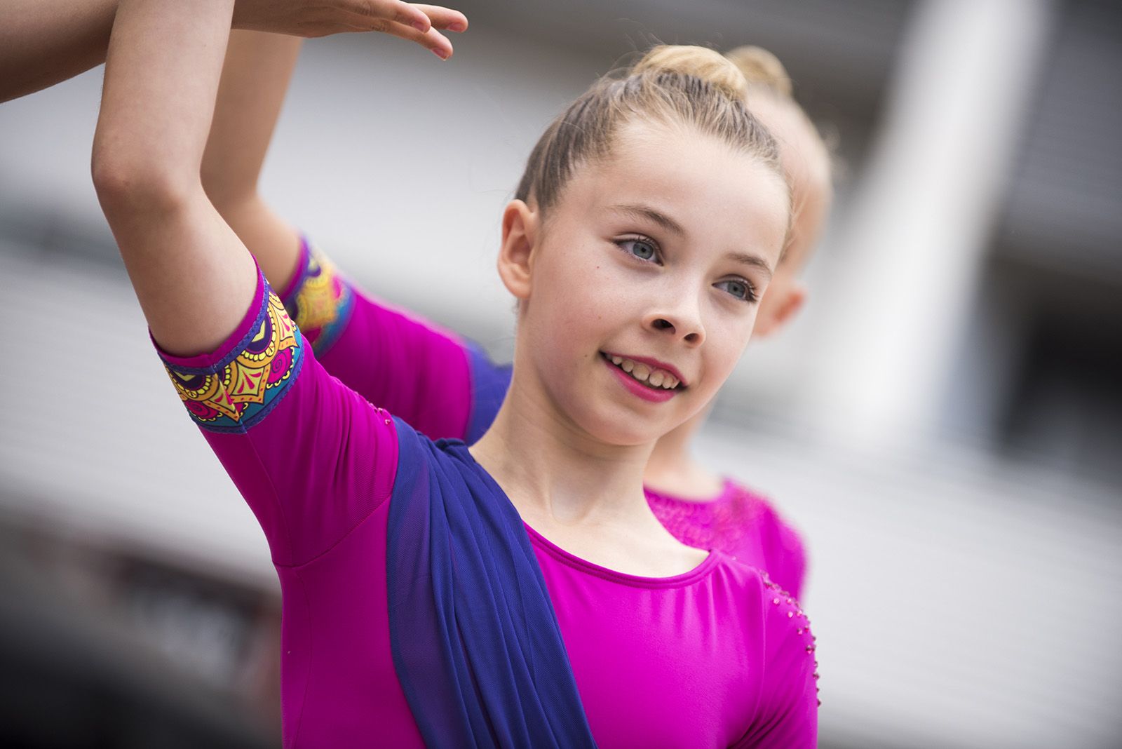 Exhibició de Gimnàstica rítmica. FOTO: Bernat Millet.