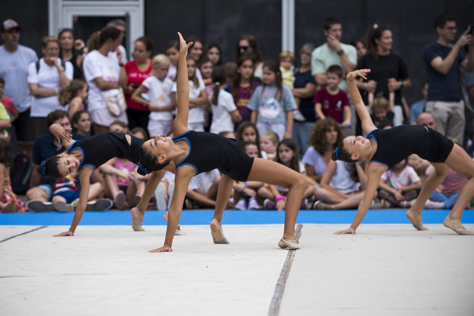 Exhibició de Gimnàstica rítmica. FOTO: Bernat Millet.