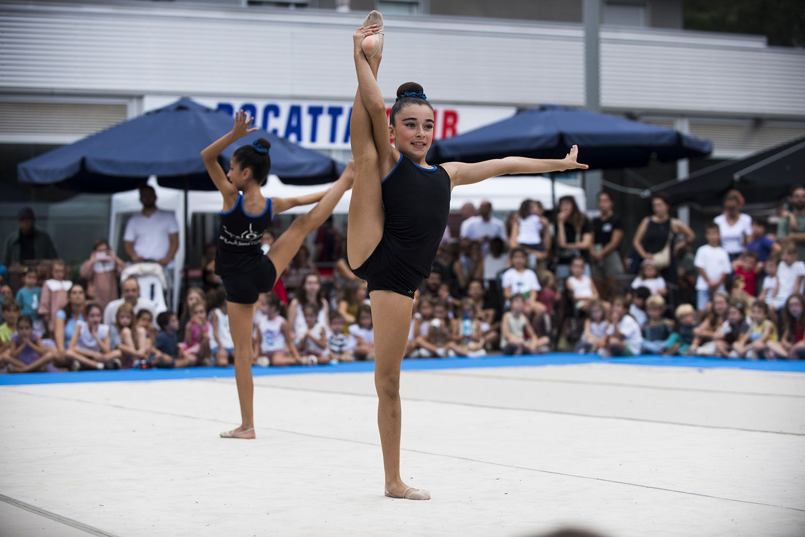 Exhibició de Gimnàstica rítmica. FOTO: Bernat Millet.