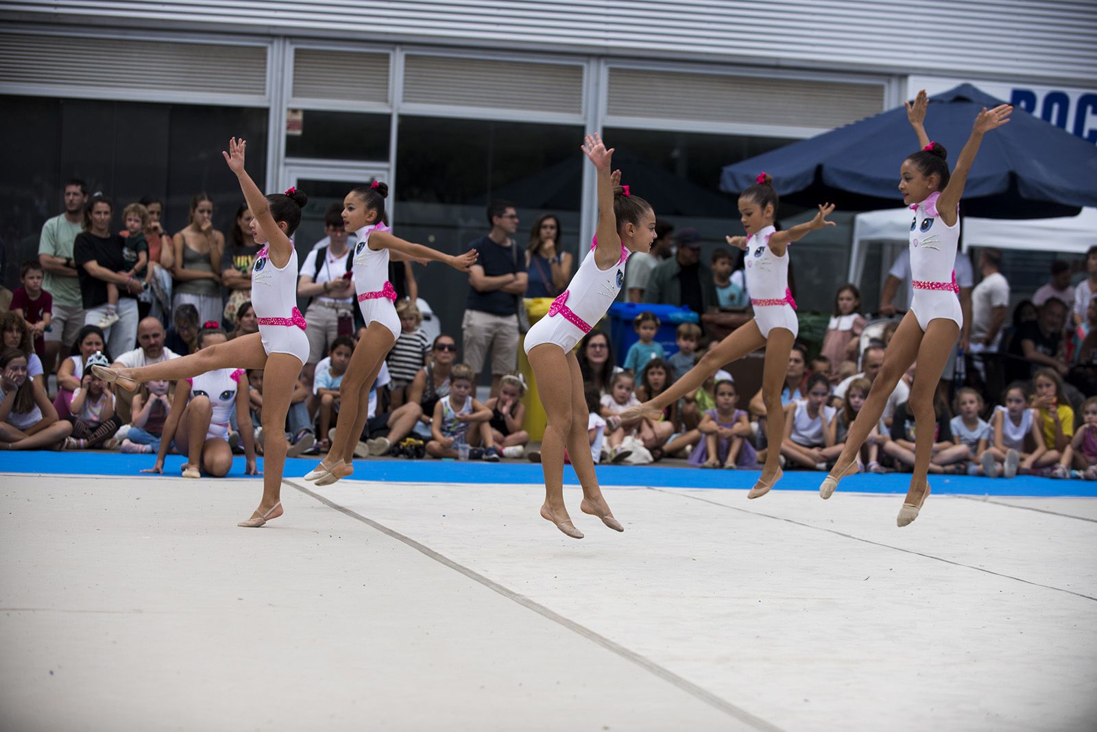 Exhibició de Gimnàstica rítmica. FOTO: Bernat Millet.