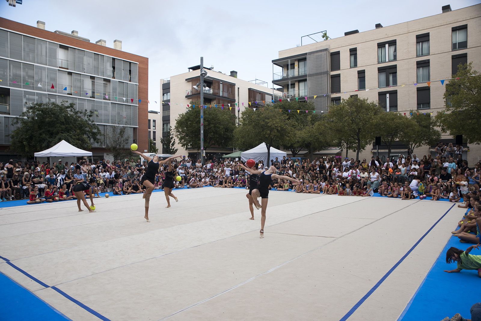 Exhibició de Gimnàstica rítmica. FOTO: Bernat Millet.